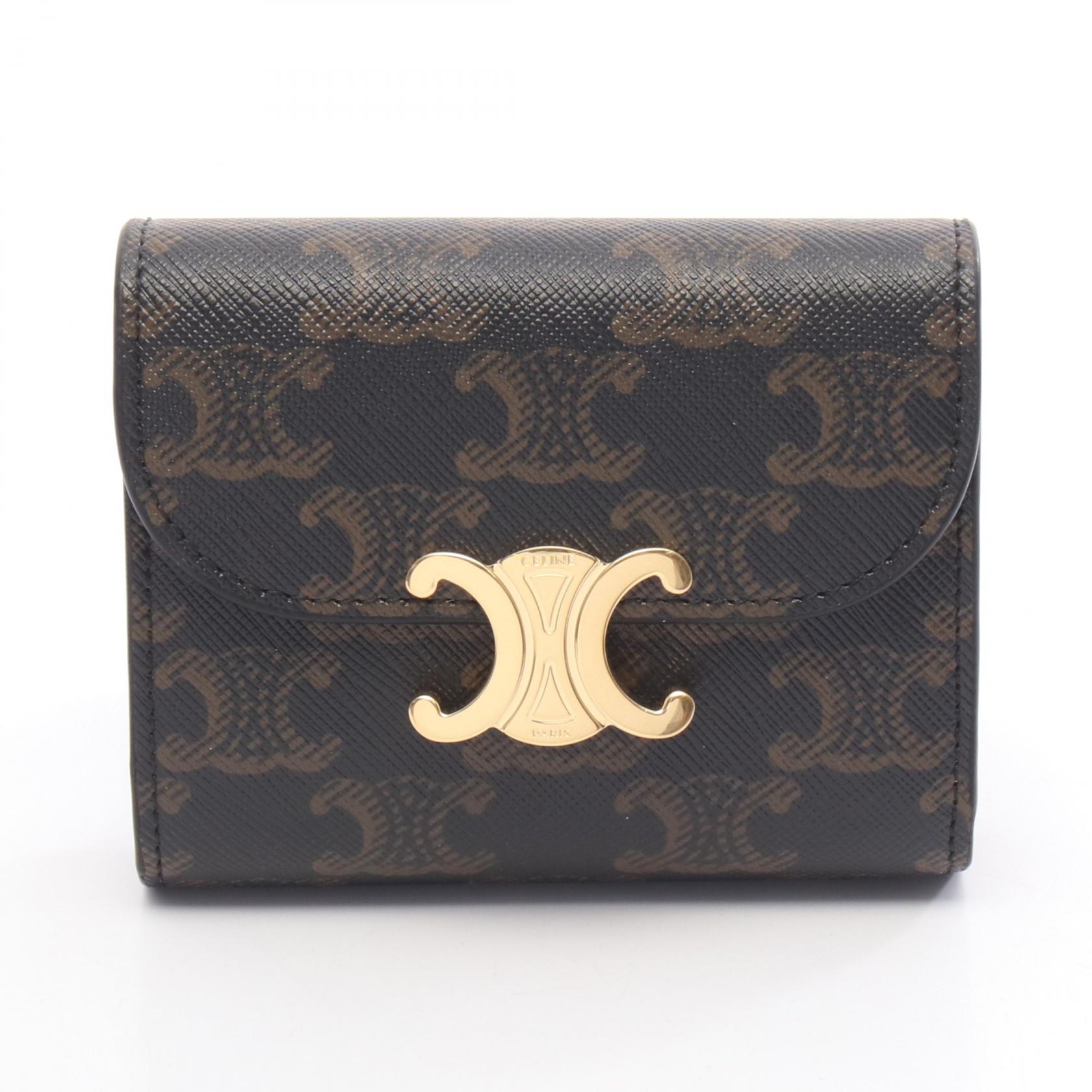 楽天市場】CELINE セリーヌ TRIFOLD WALLET 三つ折り財布 スモール
