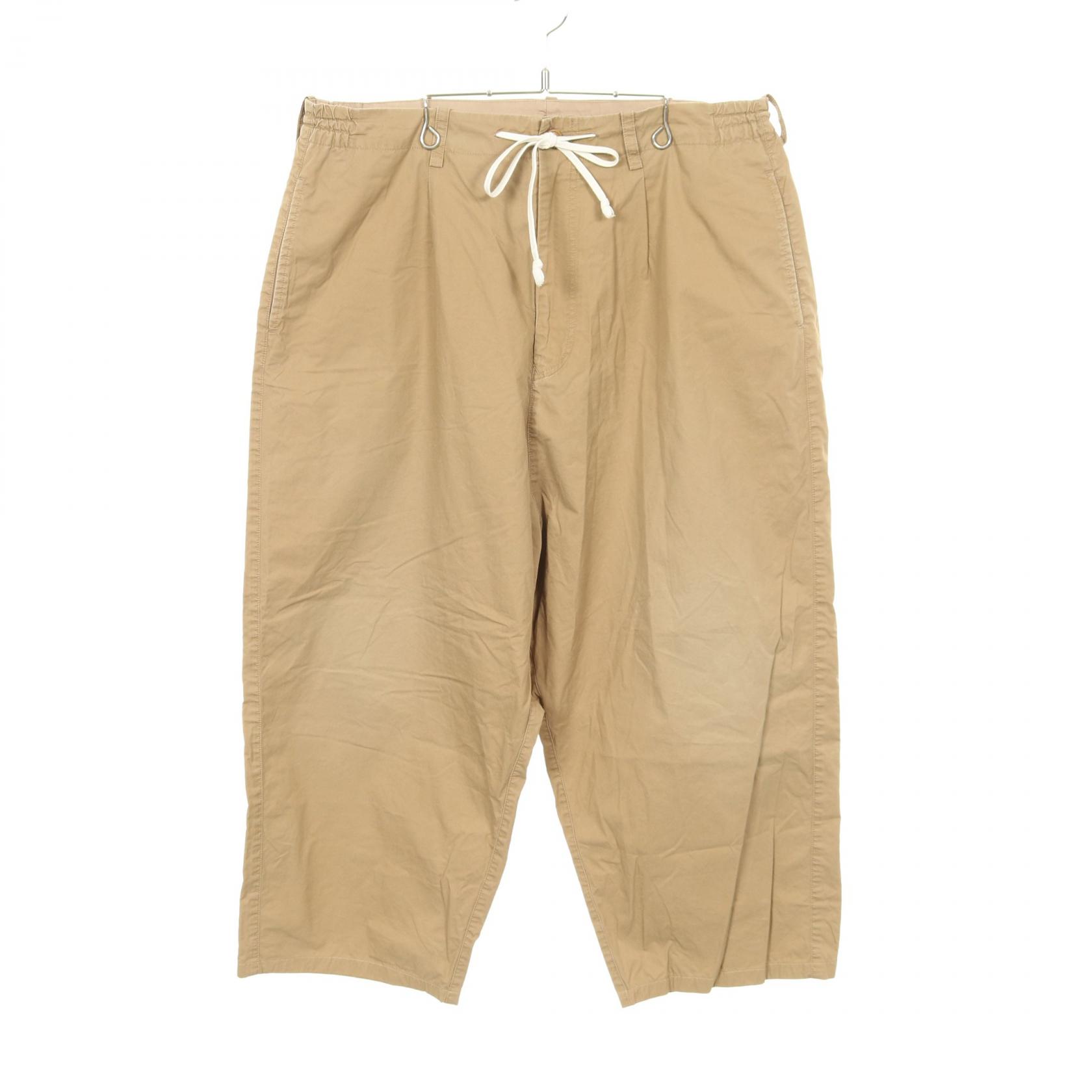 ≪5%OFFクーポン＆まとめ買い10% ～7/26 9:59〆≫サイト s'yte サルエルパンツ 衣料品 ボトムス コットン メンズ ベージュ系 【中古】｜BRANDOFF TOKYO