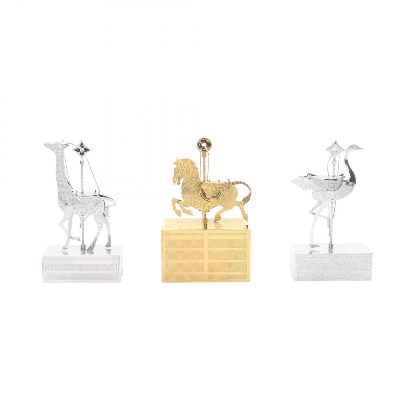 ≪5％OFFクーポン対象＆まとめ買い10%OFF≫ルイ・ヴィトン LOUIS VUITTON アニマル アクセサリー GP / メタル メンズ レディース ゴールド系 / シルバー系 【中古】