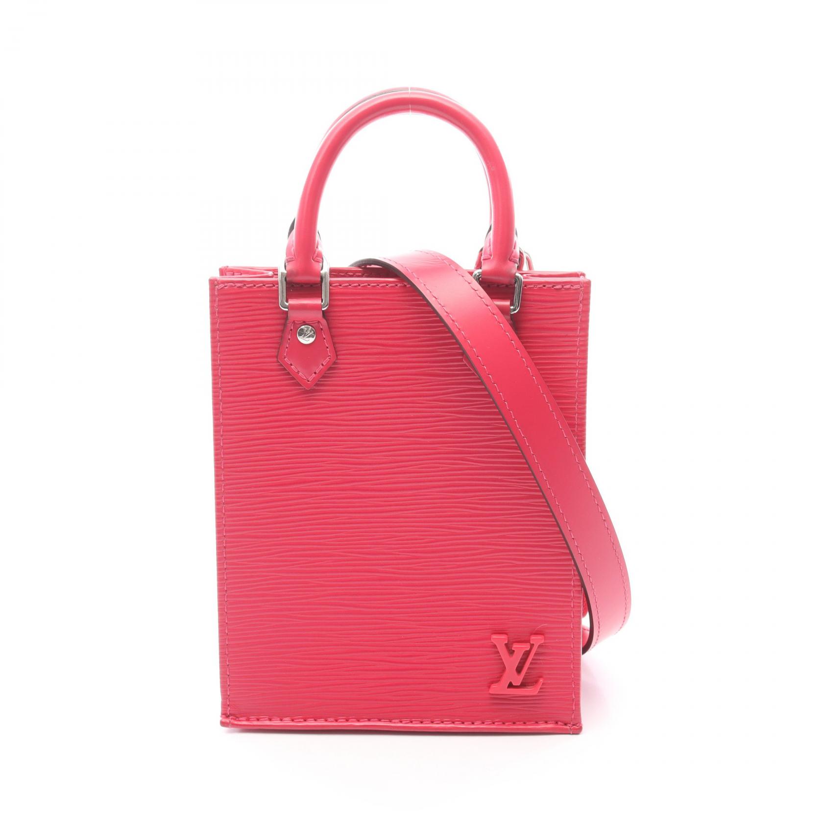 ルイ・ヴィトン LOUIS VUITTON プティット サックプラ ハンドバッグ バッグ レザー エピ レディース ピンク系 M80168 【中古】