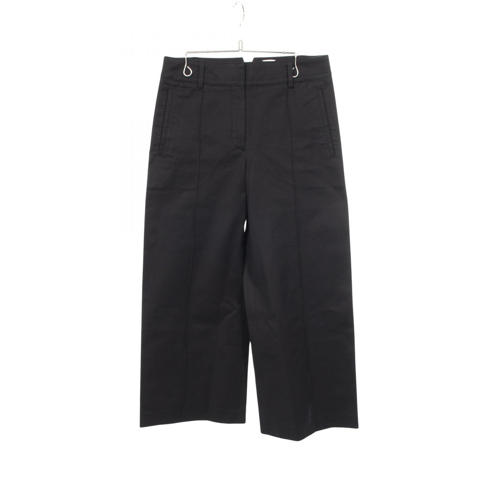エルメス HERMES パンツ 衣料品 ボトムス コットン レディース ブラック系 3H0426DN 【中古】