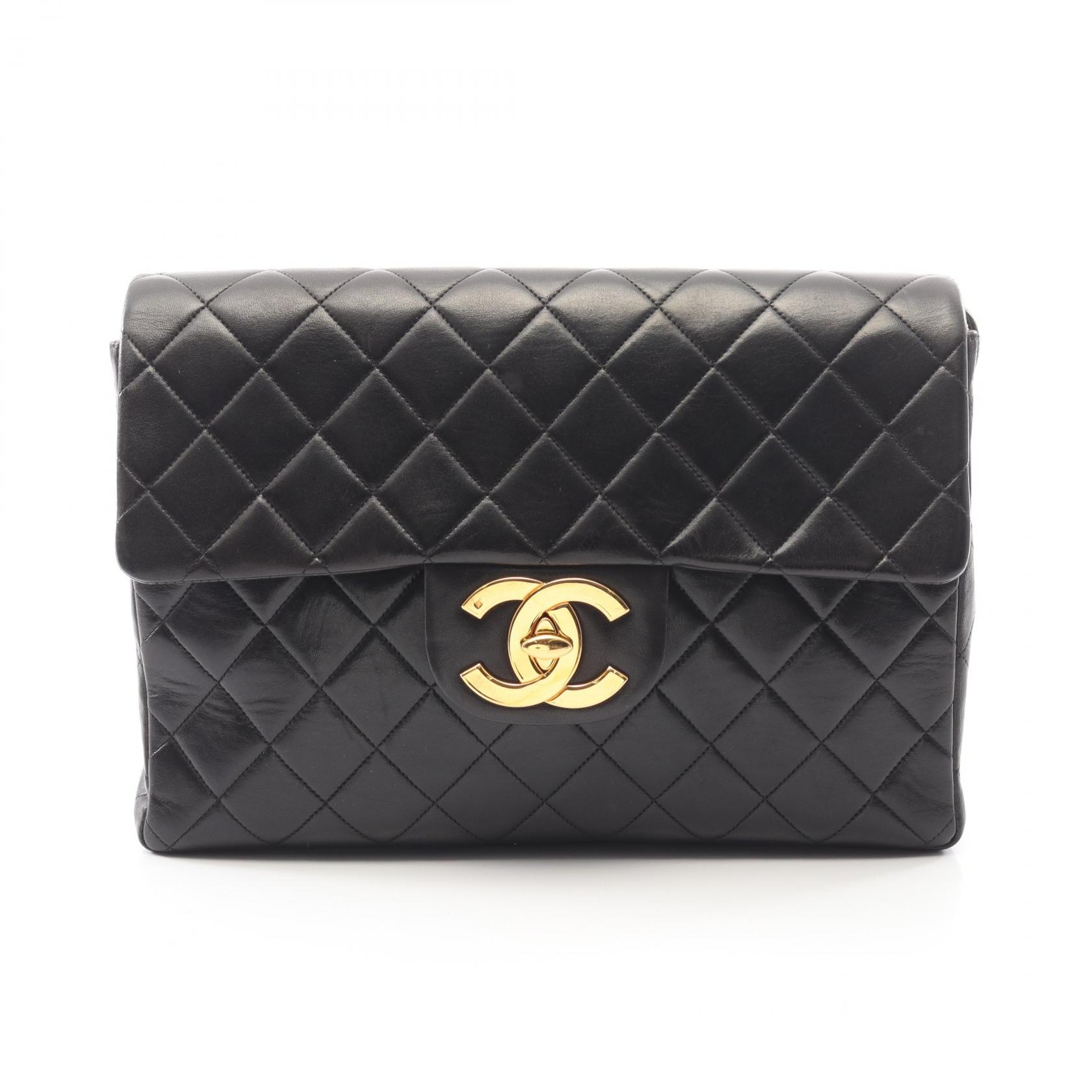【3万円OFFクーポン対象】シャネル CHANEL マトラッセ リュックサック バックパック バッグ ラムスキン(羊革) レディース ブラック系 【中古】