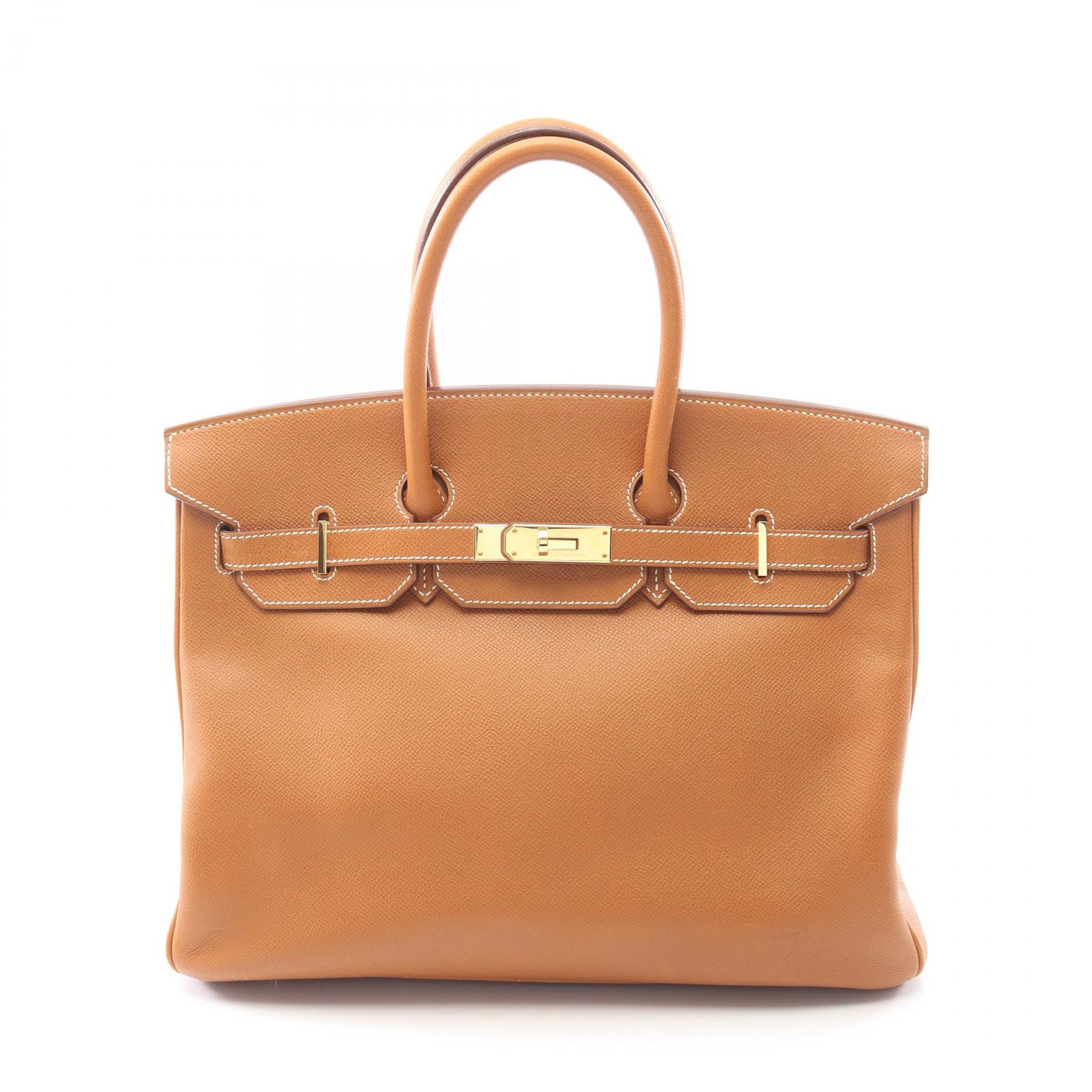 【3万円OFFクーポン対象】エルメス HERMES バーキン35 ハンドバッグ バッグ レザー ヴォーエプソン ヴォーエプソン レディース ブラウン系 【中古】