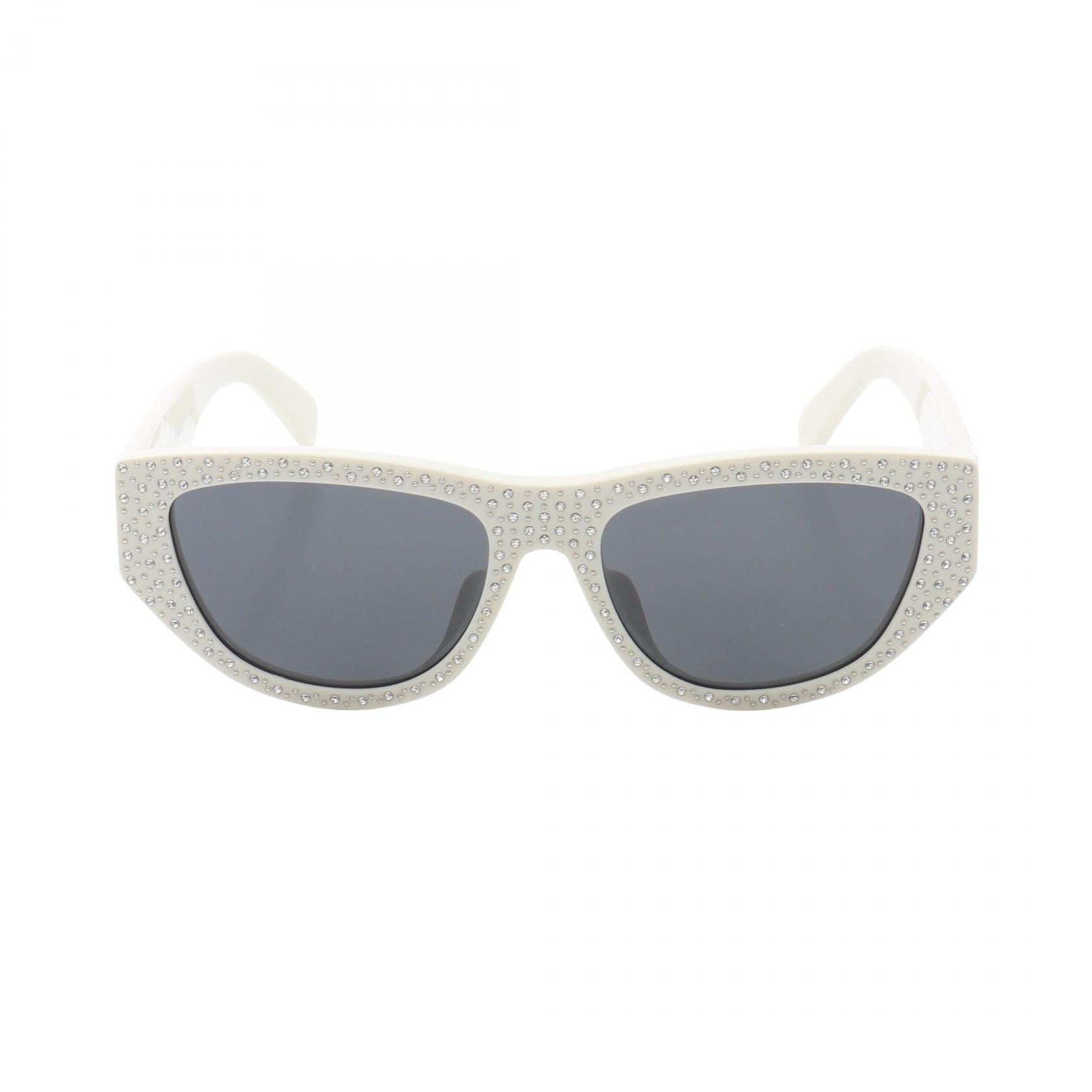 【ポイント5倍｜4/18 0:00～4/20 23:59】セリーヌ CELINE サングラス 衣料品 プラスチック レディース アイボリー系 4278U 25A 【新品】