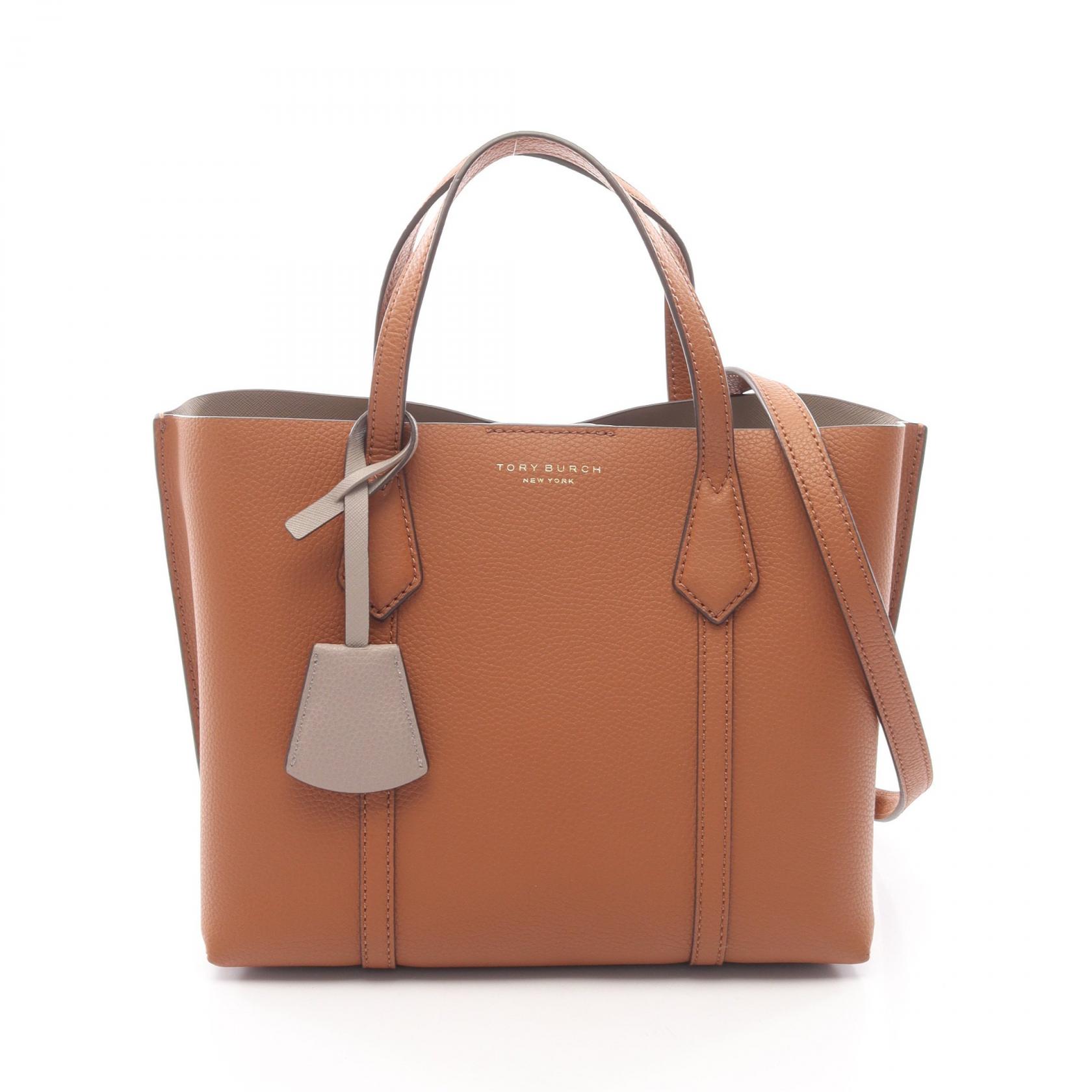 トリーバーチ Tory Burch PERRY SMALL ハンドバッグ バッグ レザー レディース ブラウン系 81928905 【新品】