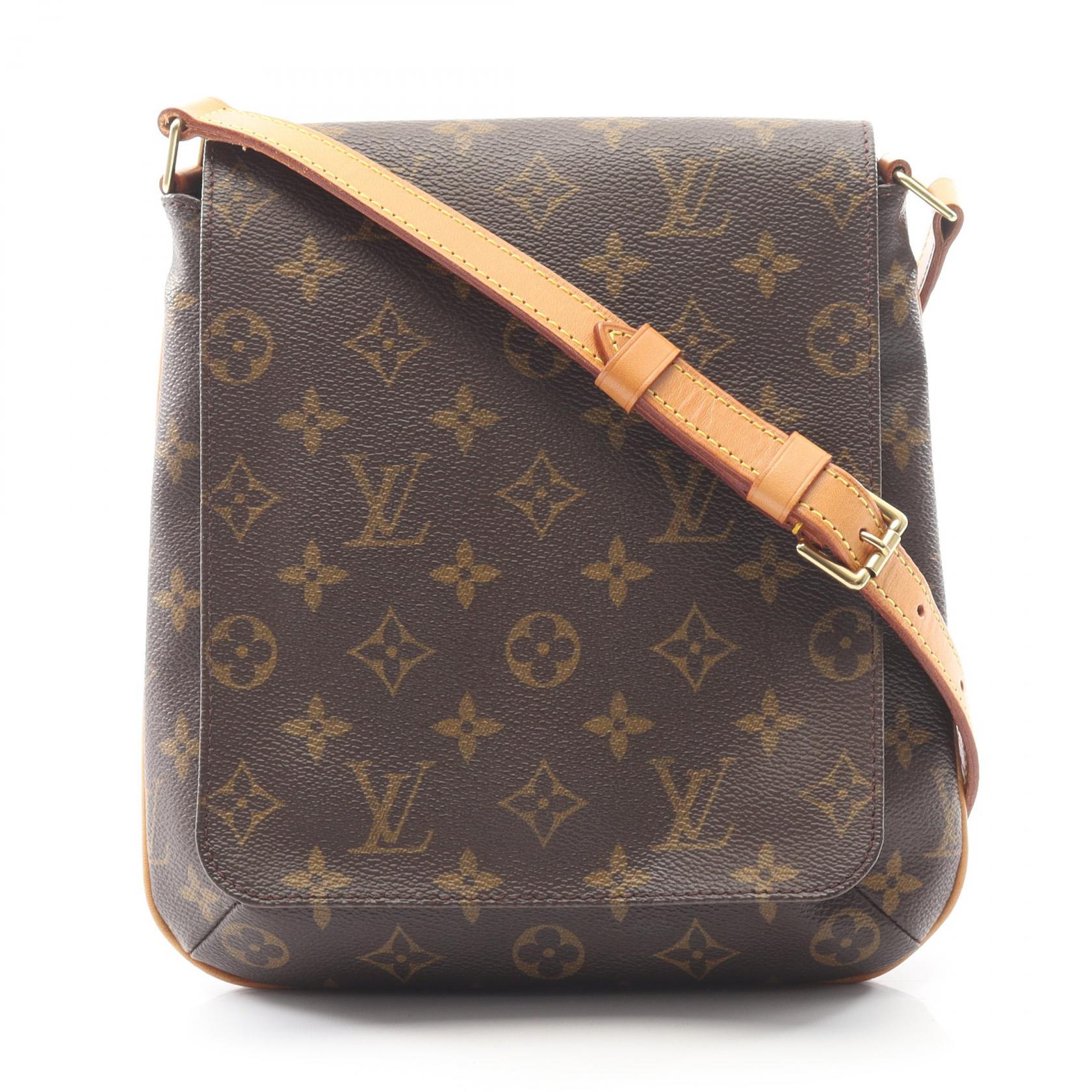≪5%OFFクーポン&まとめ買い10% ~7/26 9:59〆≫ルイ・ヴィトン LOUIS VUITTON ミュゼットサルサ ショートストラップ ショルダーバッグ バッグ PVCコーティングキャンバス レザー モノグラム レディース ブラウン系 M51258 【中古】|BRANDOFF TOKYO