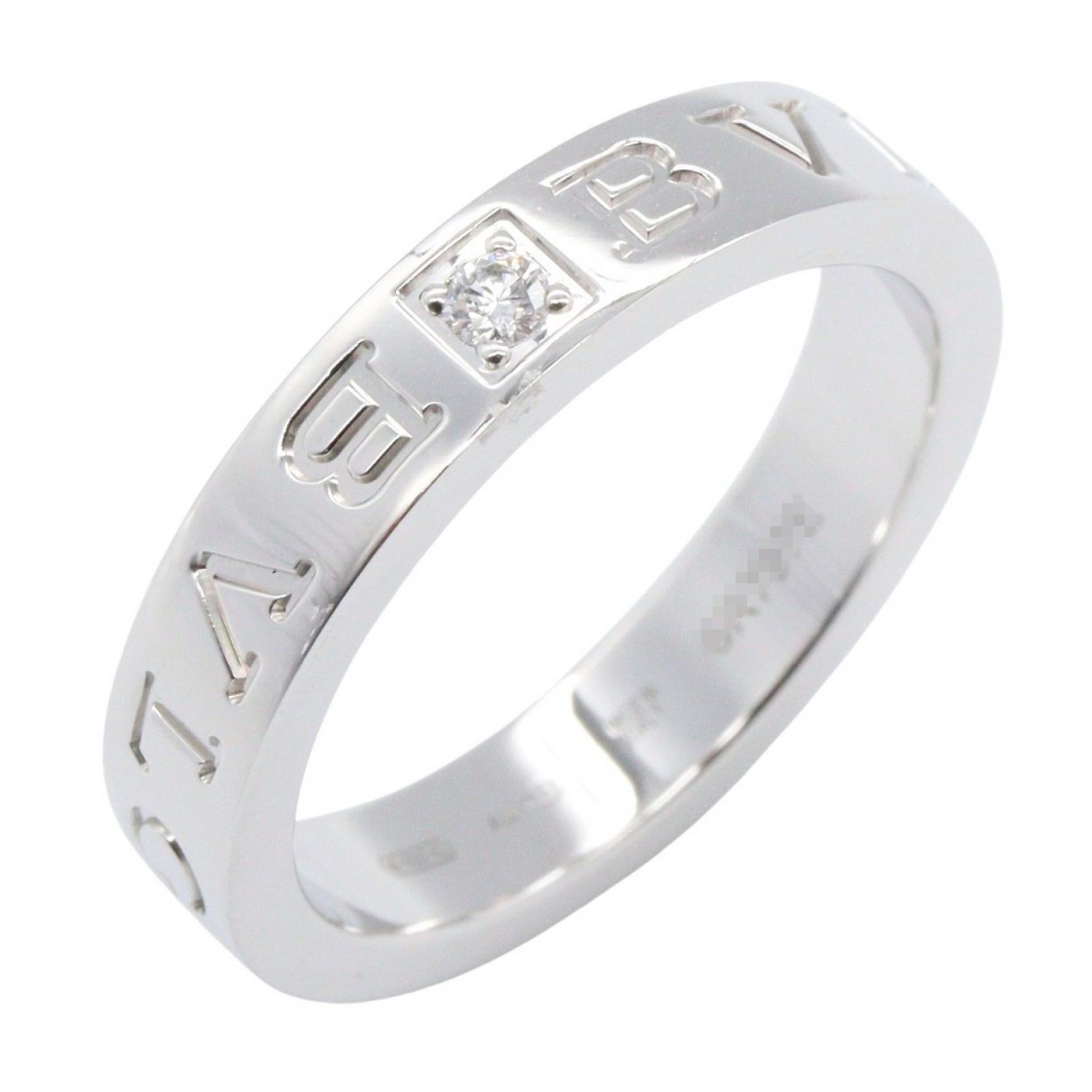 ブルガリ BVLGARI B-zero1 ビーゼロワン リング 1PD リング・指輪 ジュエリー K18WG（ホワイトゴールド） ダイヤモンド レディース シルバー系 / クリア系 【中古】