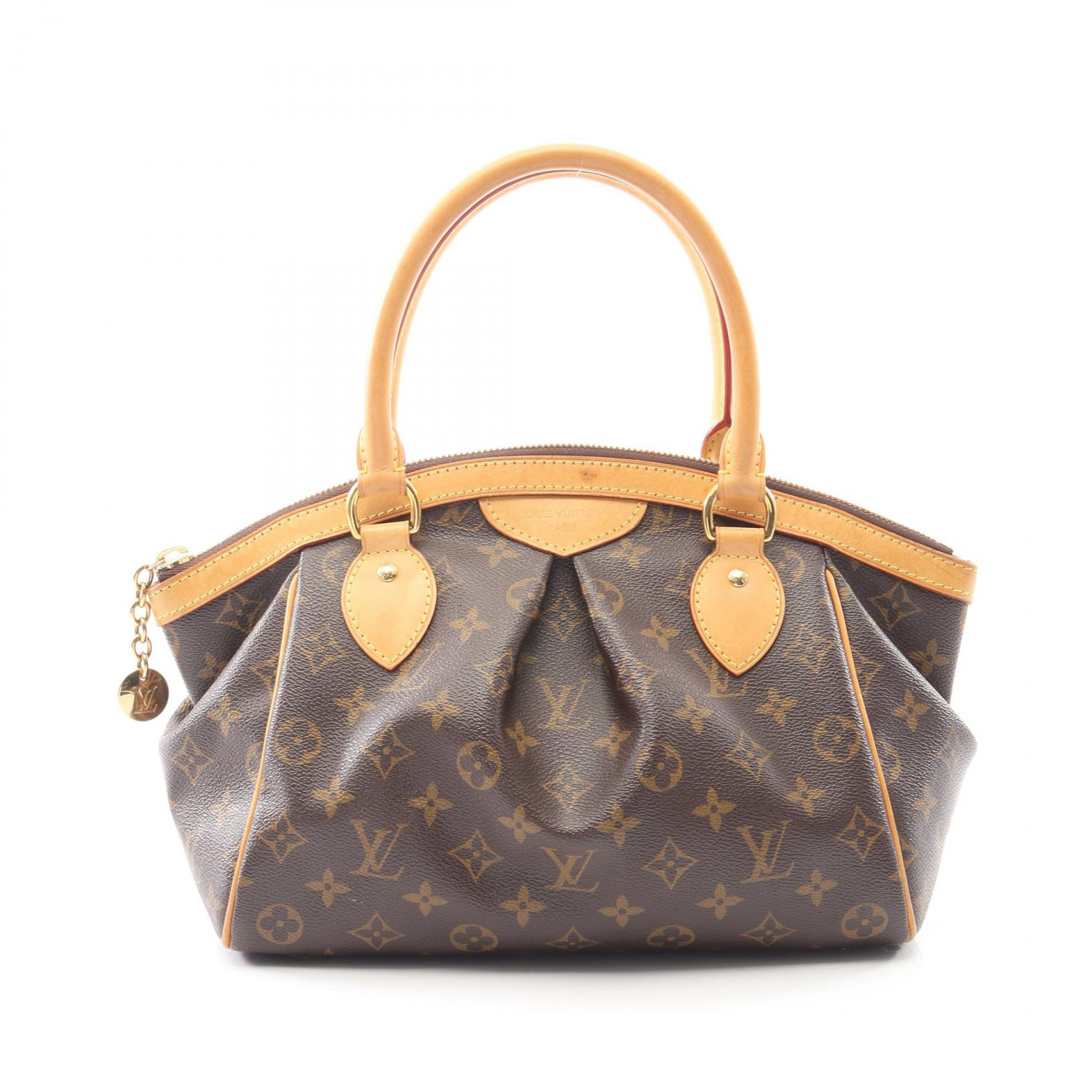ルイ・ヴィトン LOUIS VUITTON ティヴォリPM ハンドバッグ バッグ PVCコーティングキャンバス レザー モノグラム レディース ブラウン系 M40143 【中古】|BRANDOFF TOKYO