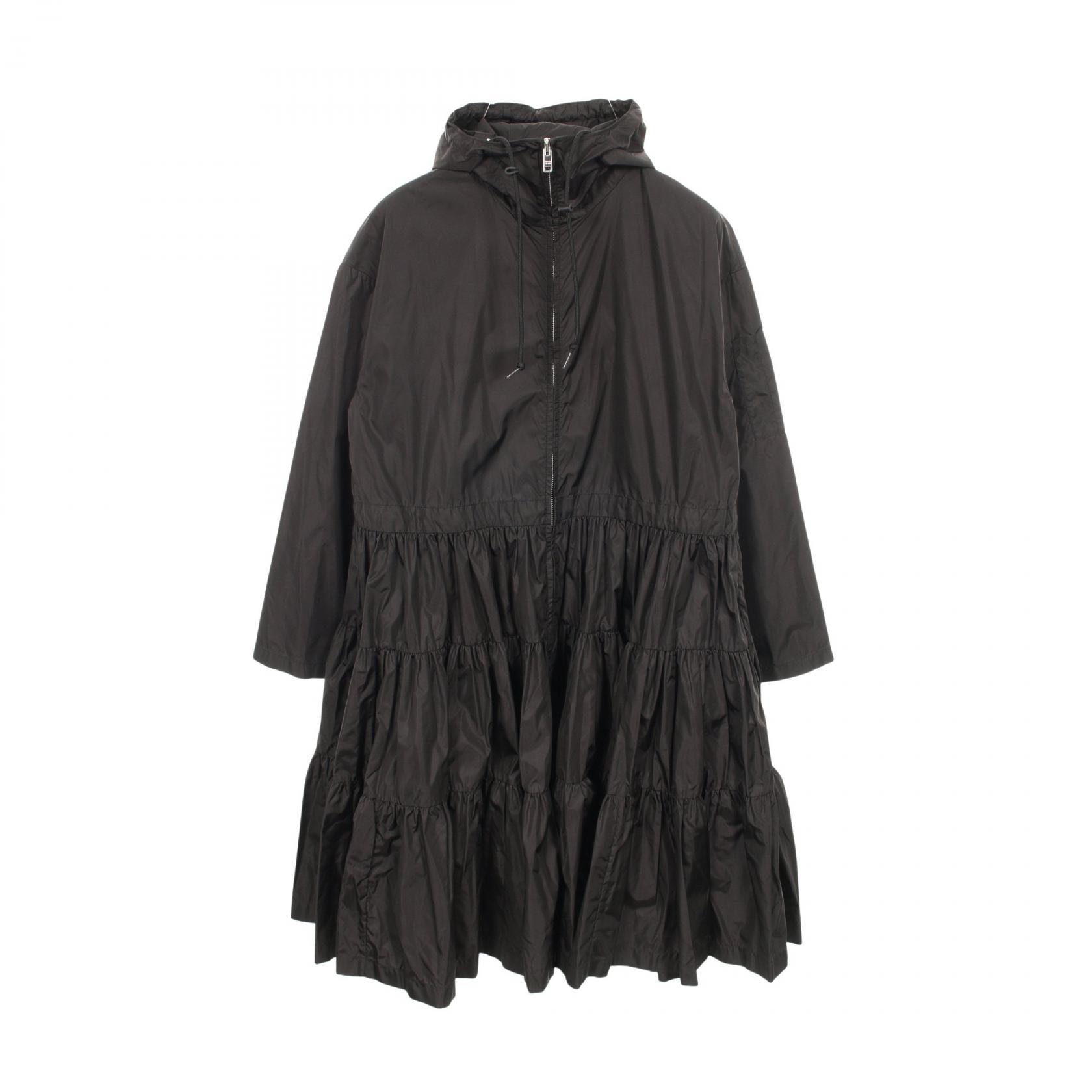 プラダ PRADA フレア 衣料品 アウター ナイロン レディース ブラック系 ACS12019922 【中古】