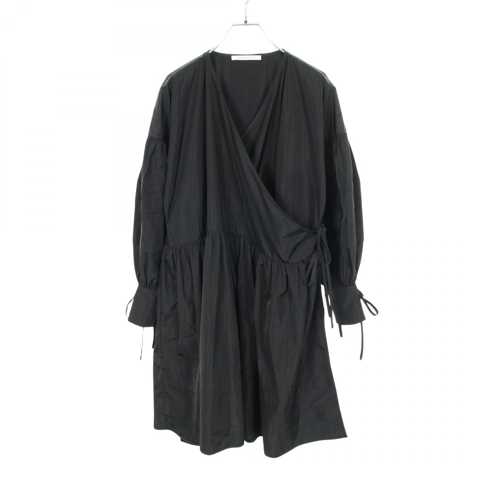 セシリーバンセン Cecilie Bahnsen AMALIE DRESS ワンピース 衣料品 トップス ポリエステル レディース ブラック系 【中古】