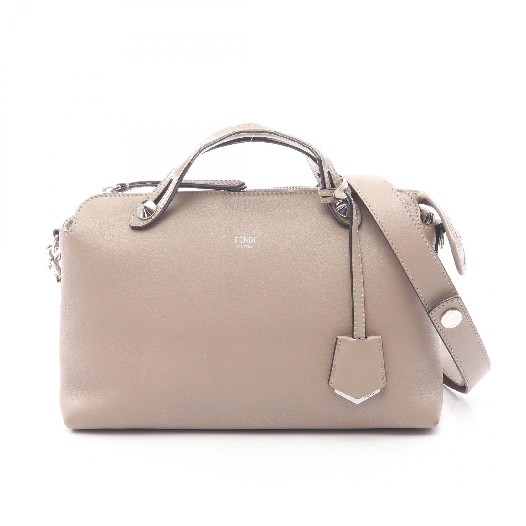 ≪5％OFFクーポン対象＆まとめ買い10%OFF≫フェンディ FENDI BY THE WAY MEDIUM バイザウェイ ミディアム ハンドバッグ バッグ レザー レディース ベージュ系 8BL124 【中古】