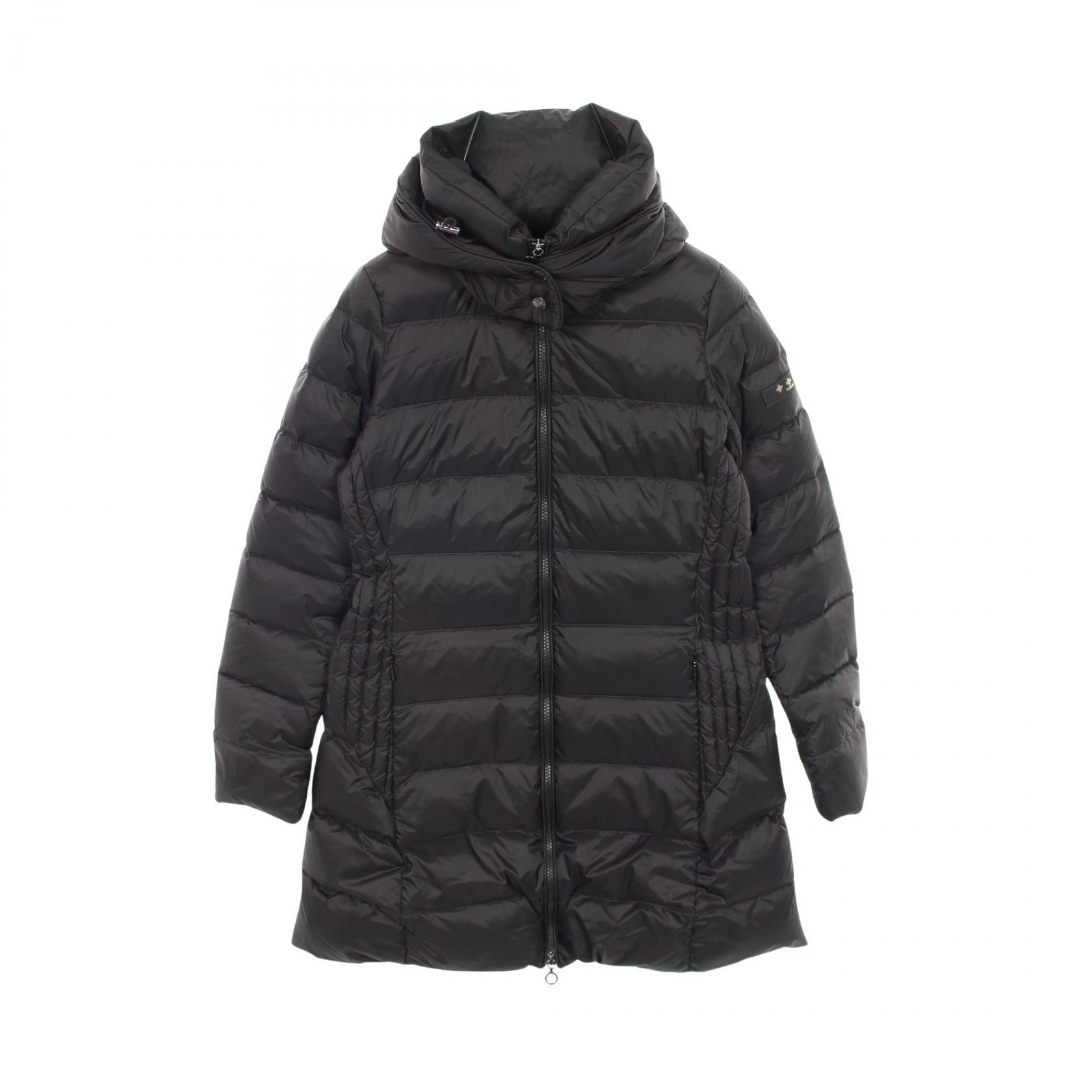 ≪5％OFFクーポン対象＆まとめ買い10%OFF≫タトラス TATRAS POLITEAMA ポリテアマ ダウンジャケット 衣料品 アウター ナイロン レディース ブラック系 【中古】