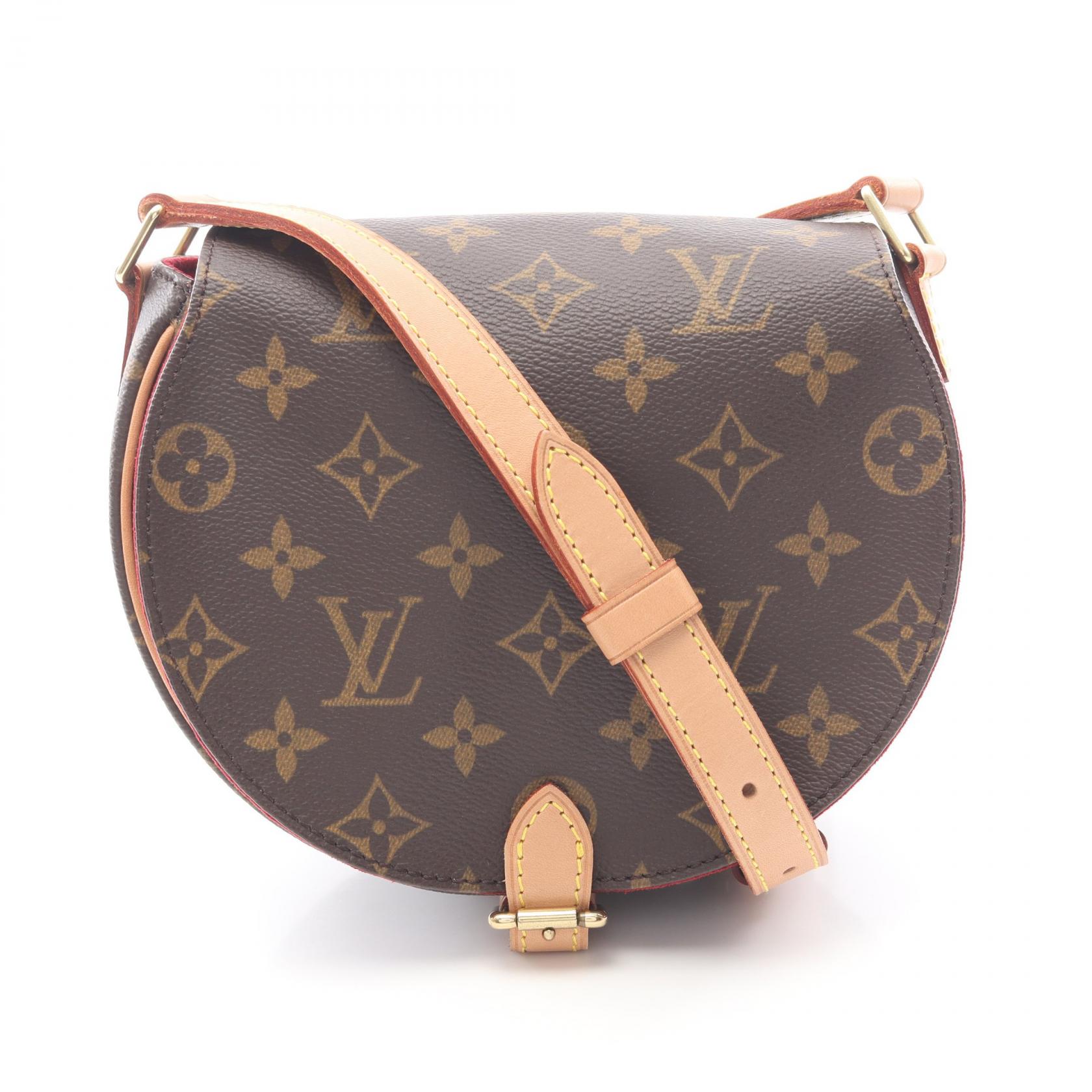 ≪5%OFFクーポン＆まとめ買い10% ～7/26 9:59〆≫ルイ・ヴィトン LOUIS VUITTON タンブラン ショルダーバッグ バッグ PVCコーティングキャンバス レザー モノグラム レディース ブラウン系 M51179 【中古】｜BRANDOFF TOKYO