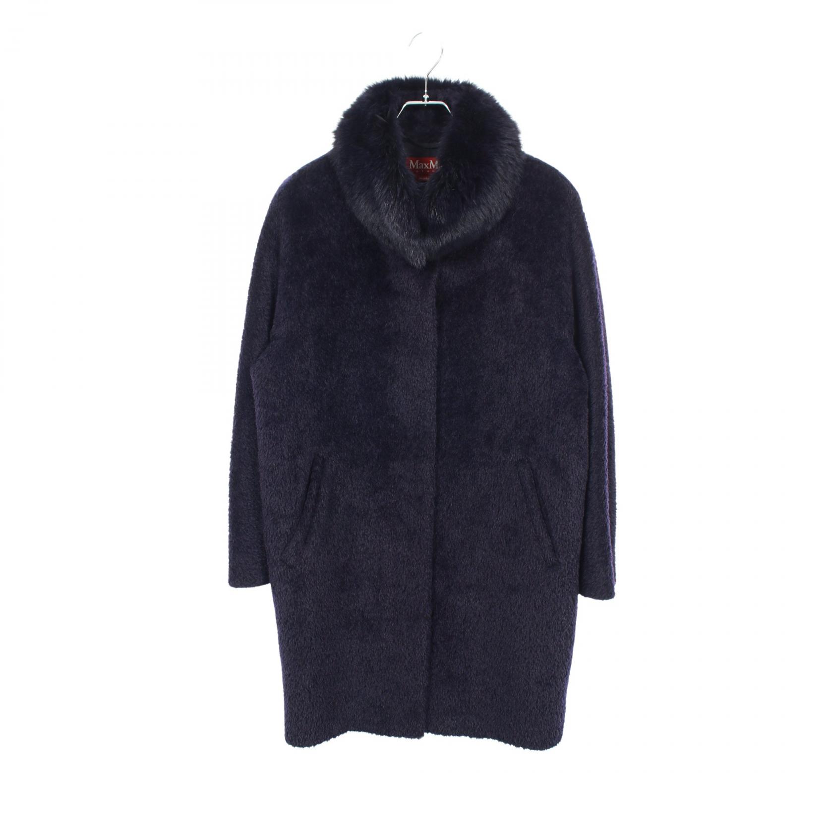 マックスマーラステュディオ Max Mara Studio 衣料品 アウター ウール アルパカ レディース ネイビー系 【中古】