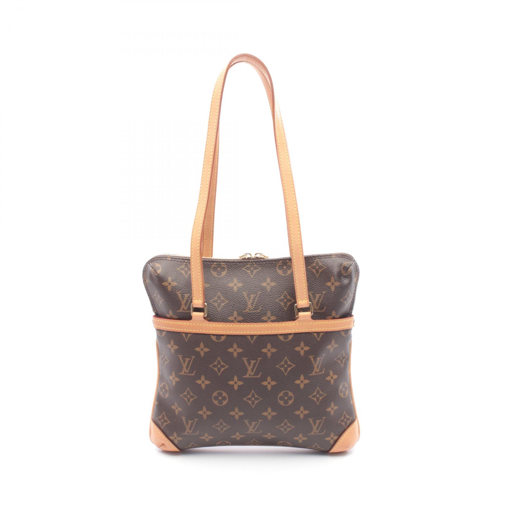 ≪5%OFFクーポン&まとめ買い10% ~7/26 9:59〆≫ルイ・ヴィトン LOUIS VUITTON クーサンGM ショルダーバッグ バッグ PVCコーティングキャンバス レザー モノグラム レディース ブラウン系 M51141 【中古】|BRANDOFF TOKYO
