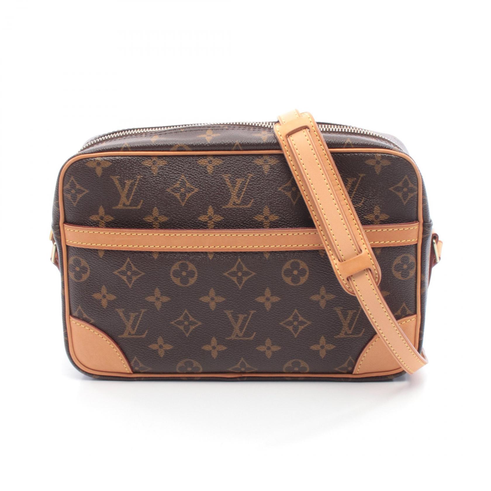 【1万円OFFクーポン対象】ルイ・ヴィトン LOUIS VUITTON トロカデロ27 ショルダーバッグ バッグ PVCコーティングキャンバス レザー モノグラム レディース ブラウン系 M51274 【中古】