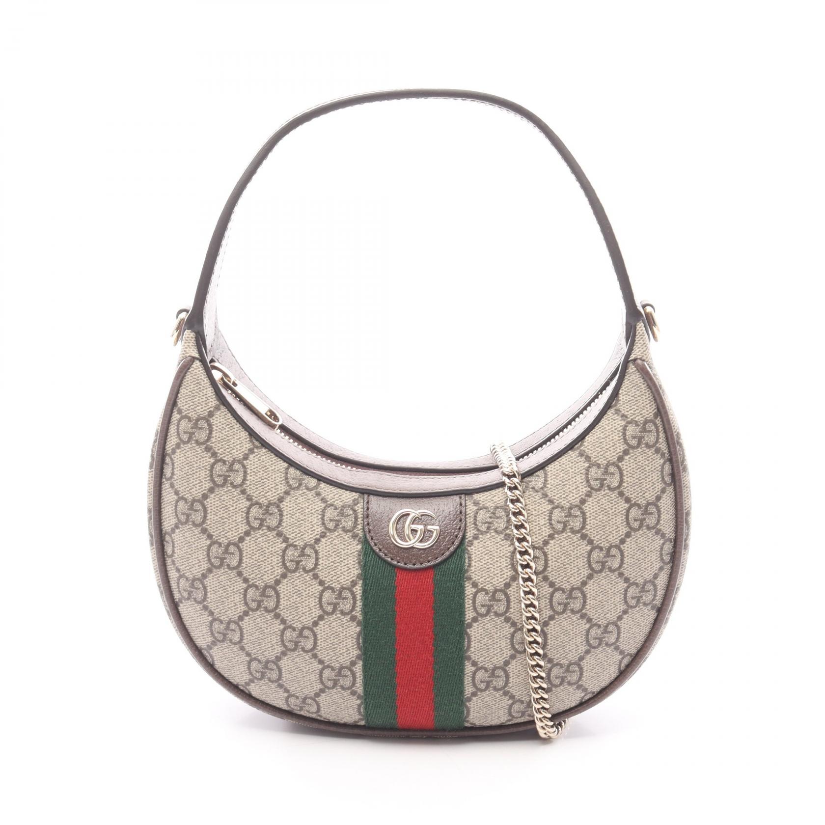 ≪5％OFFクーポン対象＆まとめ買い10%OFF≫グッチ GUCCI オフィディア スモール GGスプリーム ハンドバッグ バッグ PVCコーティングキャンバス レザー レディース ベージュ系 / ブラウン系 / マルチカラー 838463FAE0P9746 【新品】