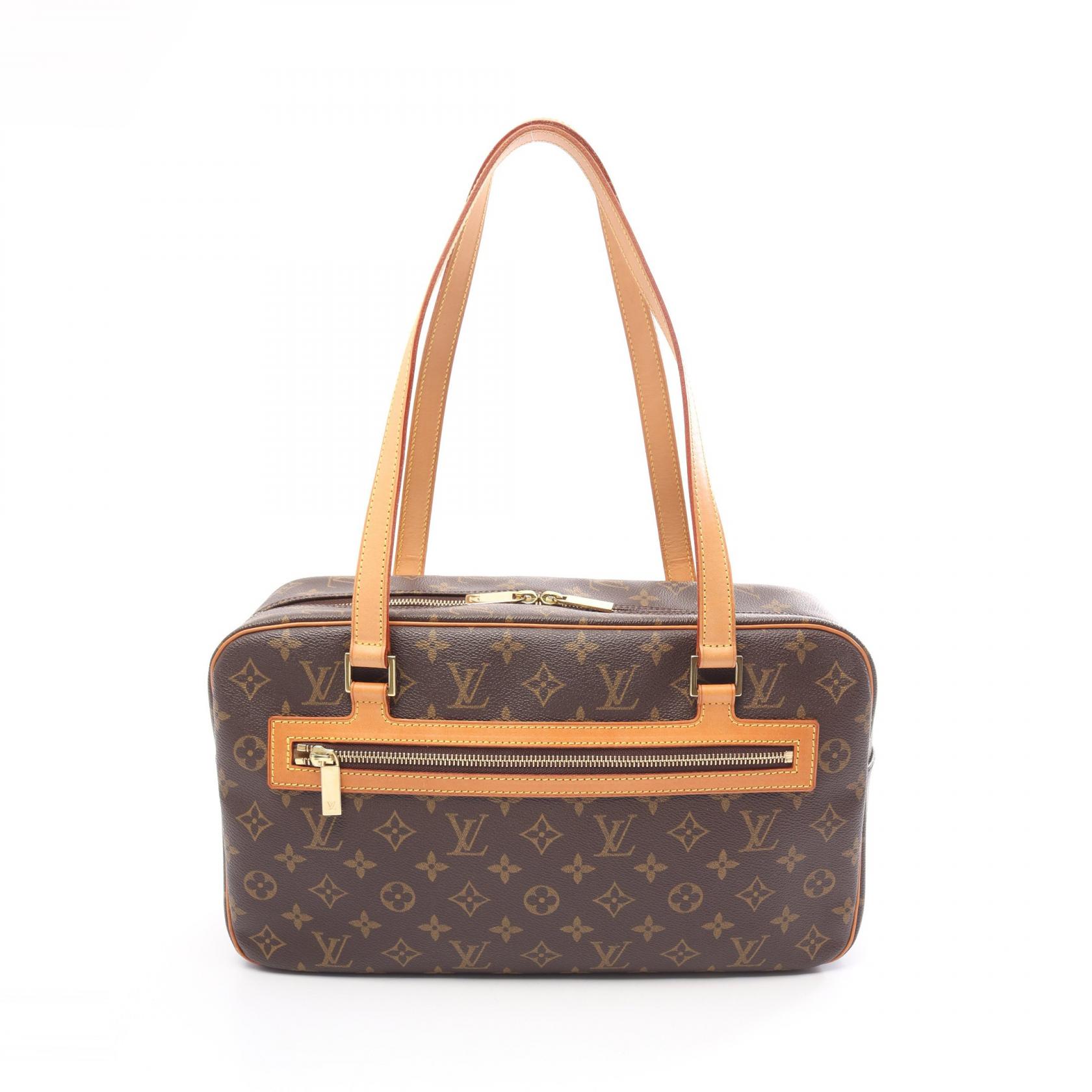 【5千円OFFクーポン対象】ルイ・ヴィトン LOUIS VUITTON シテGM ショルダーバッグ バッグ PVCコーティングキャンバス レザー モノグラム レディース ブラウン系 M51181 【中古】