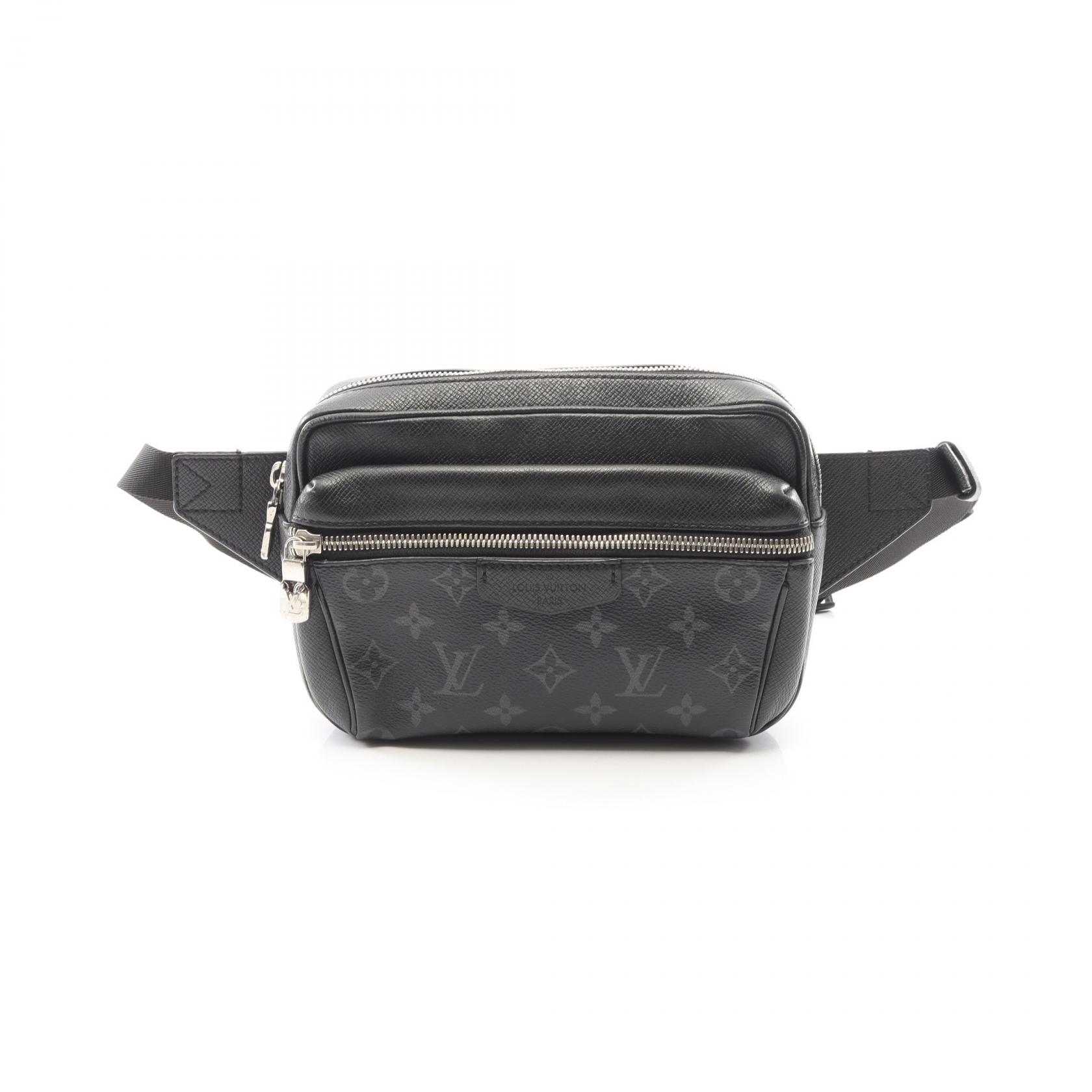 【5千円OFFクーポン対象】ルイ・ヴィトン LOUIS VUITTON バムバッグ アウトドア ウエストバッグ ボディバッグ バッグ PVCコーティングキャンバス レザー タイガラマ メンズ ブラック系 M30245 【中古】