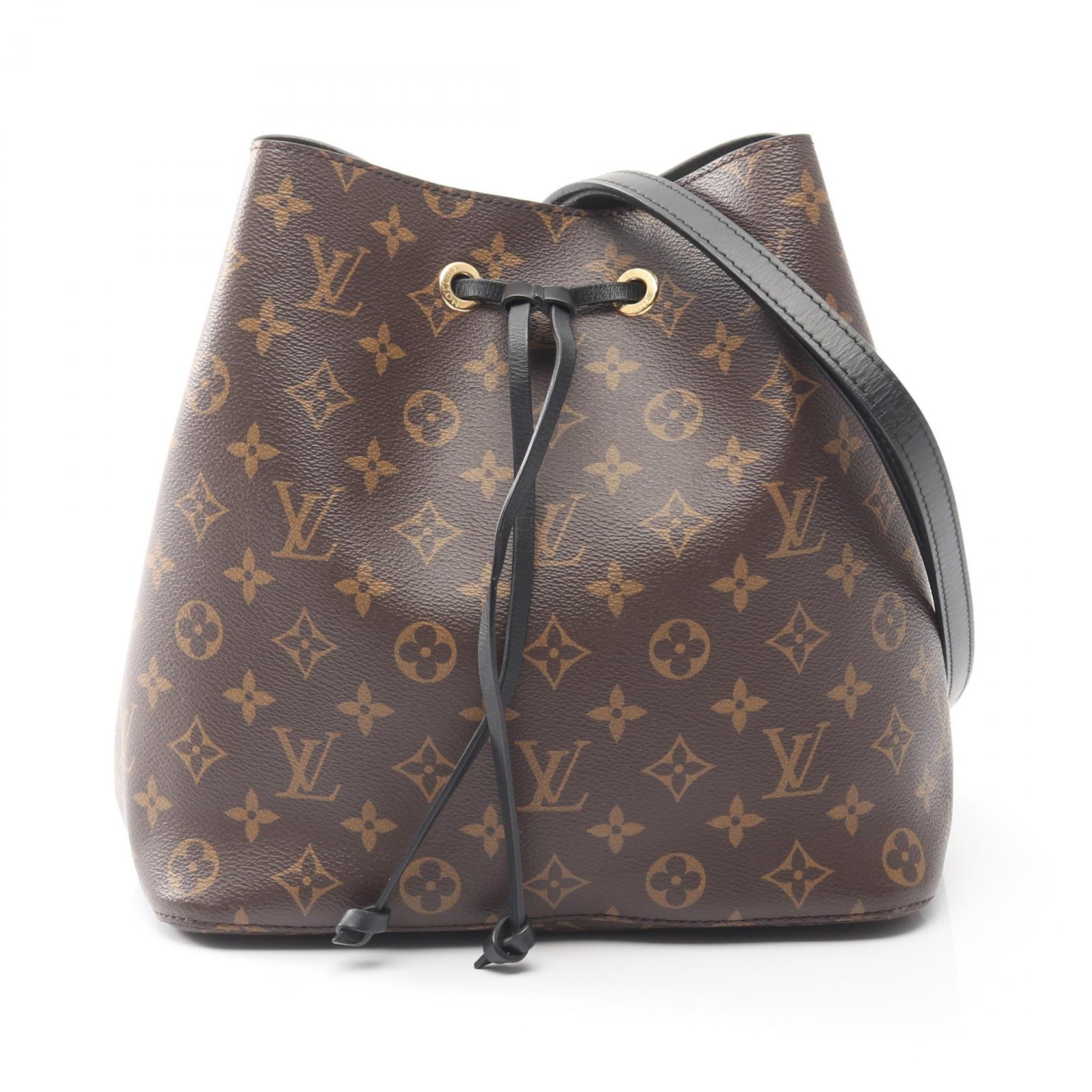【ポイント5倍｜4/18 0:00～4/20 23:59】ルイ・ヴィトン LOUIS VUITTON ネオノエ ショルダーバッグ バッグ PVCコーティングキャンバス レザー モノグラム レディース ブラウン系 / ブラック系 M44020 【中古】