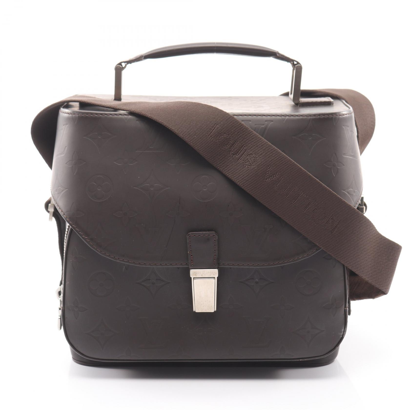 ≪5％OFFクーポン対象＆まとめ買い10%OFF≫ルイ・ヴィトン LOUIS VUITTON チャーリー カメラバッグ ショルダーバッグ バッグ レザー モノグラム・グラセ レディース ブラウン系 M46510 【中古】
