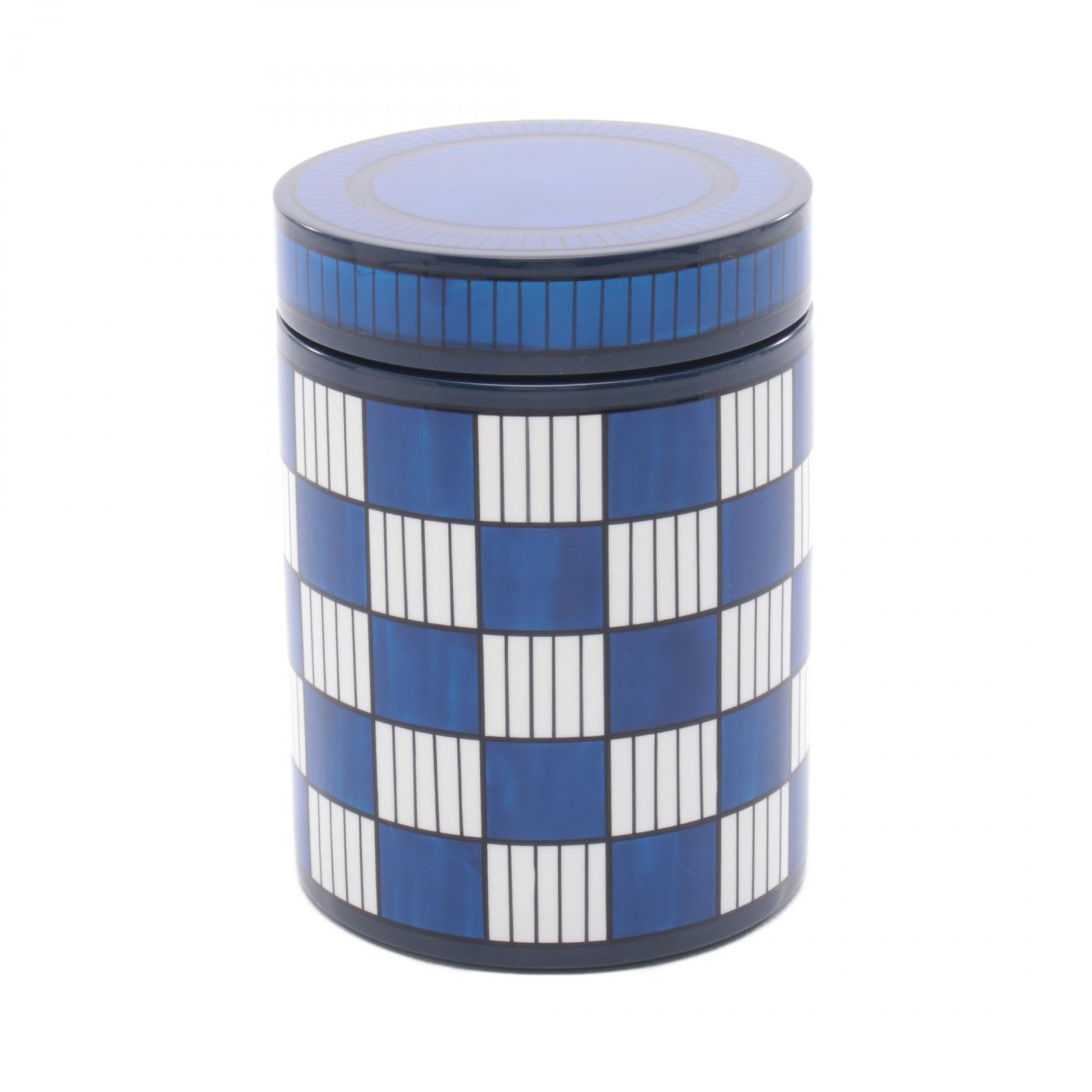 ≪5％OFFクーポン対象＆まとめ買い10%OFF≫エルメス HERMES ティーボックス Bleus d'Ailleurs ブルーダイユール アクセサリー ステンレススチール レディース ブルー系 / ホワイト系 【中古】