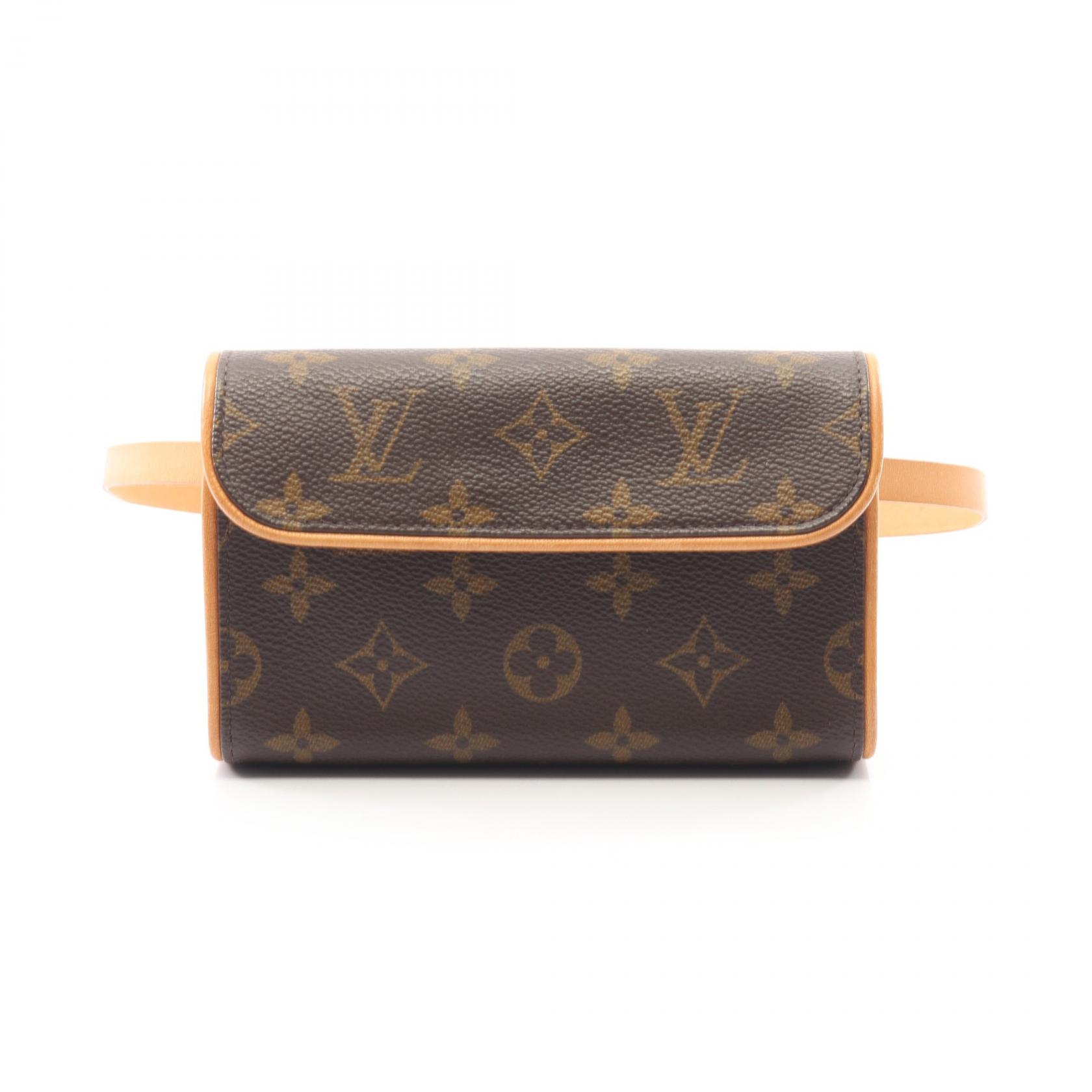 【2千円OFFクーポン対象】ルイ・ヴィトン LOUIS VUITTON ポシェットフロランティーヌ ウエストバッグ ボディバッグ バッグ PVCコーティングキャンバス レザー モノグラム レディース ブラウン系 M51855 【中古】