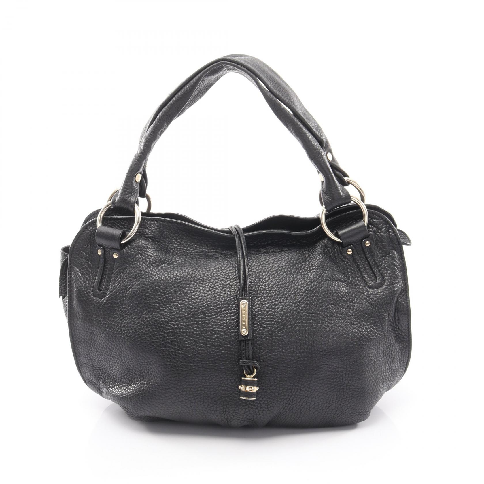セリーヌ CELINE ビタースウィート ハンドバッグ バッグ レザー レディース ブラック系 160663 【中古】｜BRANDOFF TOKYO 52,800円