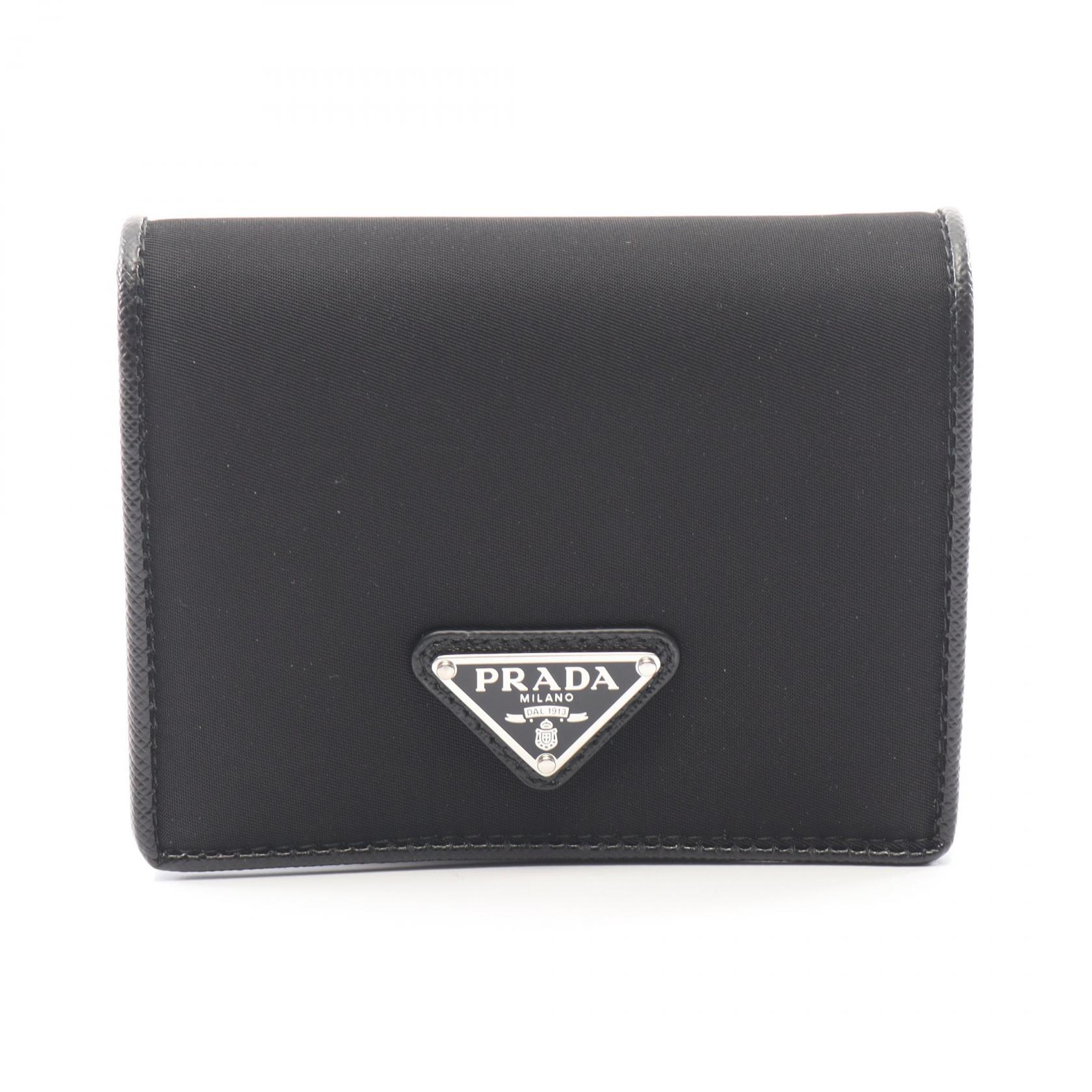 楽天市場】プラダ PRADA TESSUTO 二つ折り財布 財布 ナイロン