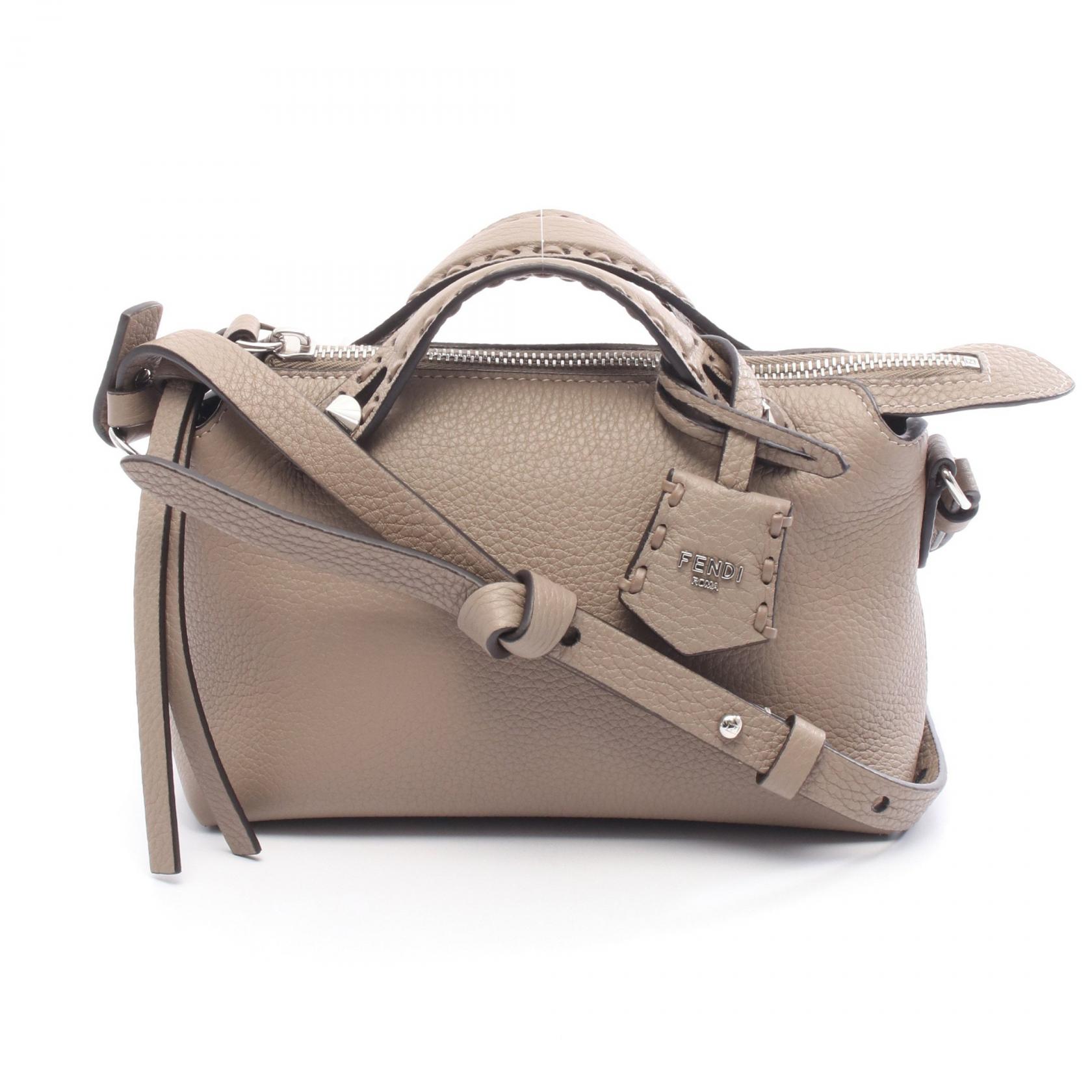 フェンディ FENDI バイザウェイ セレリア ミニ ハンドバッグ バッグ レザー レディース ベージュ系 8BS098ASU2F04Y9 【新品】