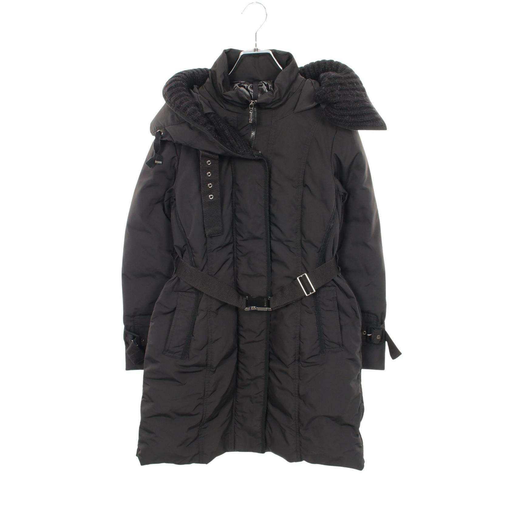 ≪5％OFFクーポン対象＆まとめ買い10%OFF≫モンクレール MONCLER CHACAL ダウンジャケット 衣料品 アウター ポリエステル レディース ブラック系 4991100 【中古】