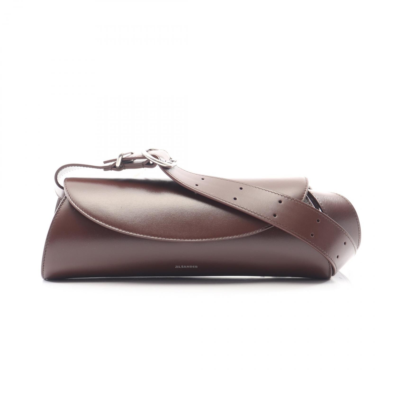≪5％OFFクーポン対象＆まとめ買い10%OFF≫ジルサンダー JIL SANDER CANNOLO カンノーロ スモール ショルダーバッグ バッグ レザー レディース ブラウン系 J07WD0023P5355205 【新品】 103,950円