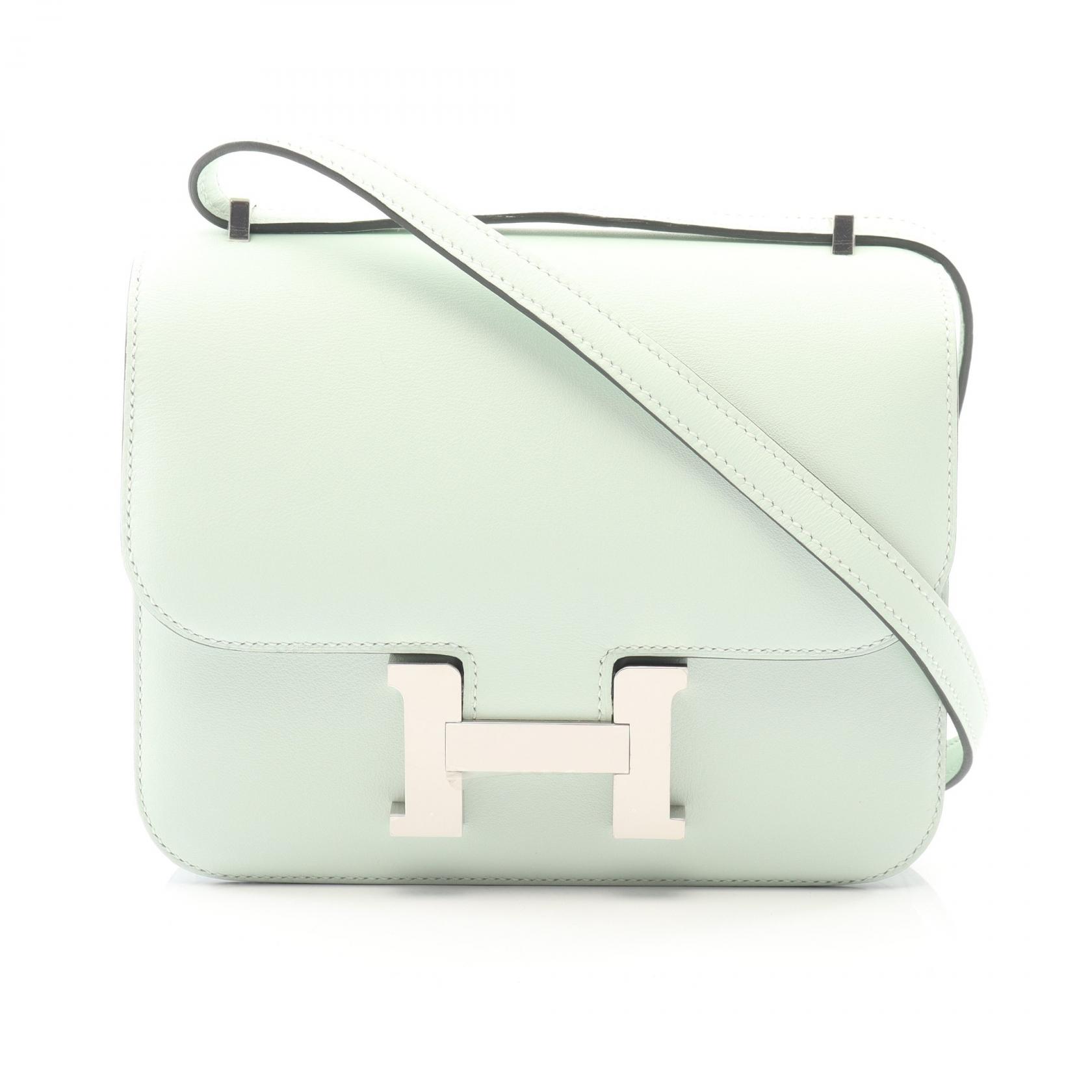 【3万円OFFクーポン対象】エルメス HERMES コンスタンス3 ミニ ショルダーバッグ バッグ レザー ヴォースイフト ヴォースイフト レディース グリーン系 ヴェールペパーミント 083910CK 【中古】 716,000円