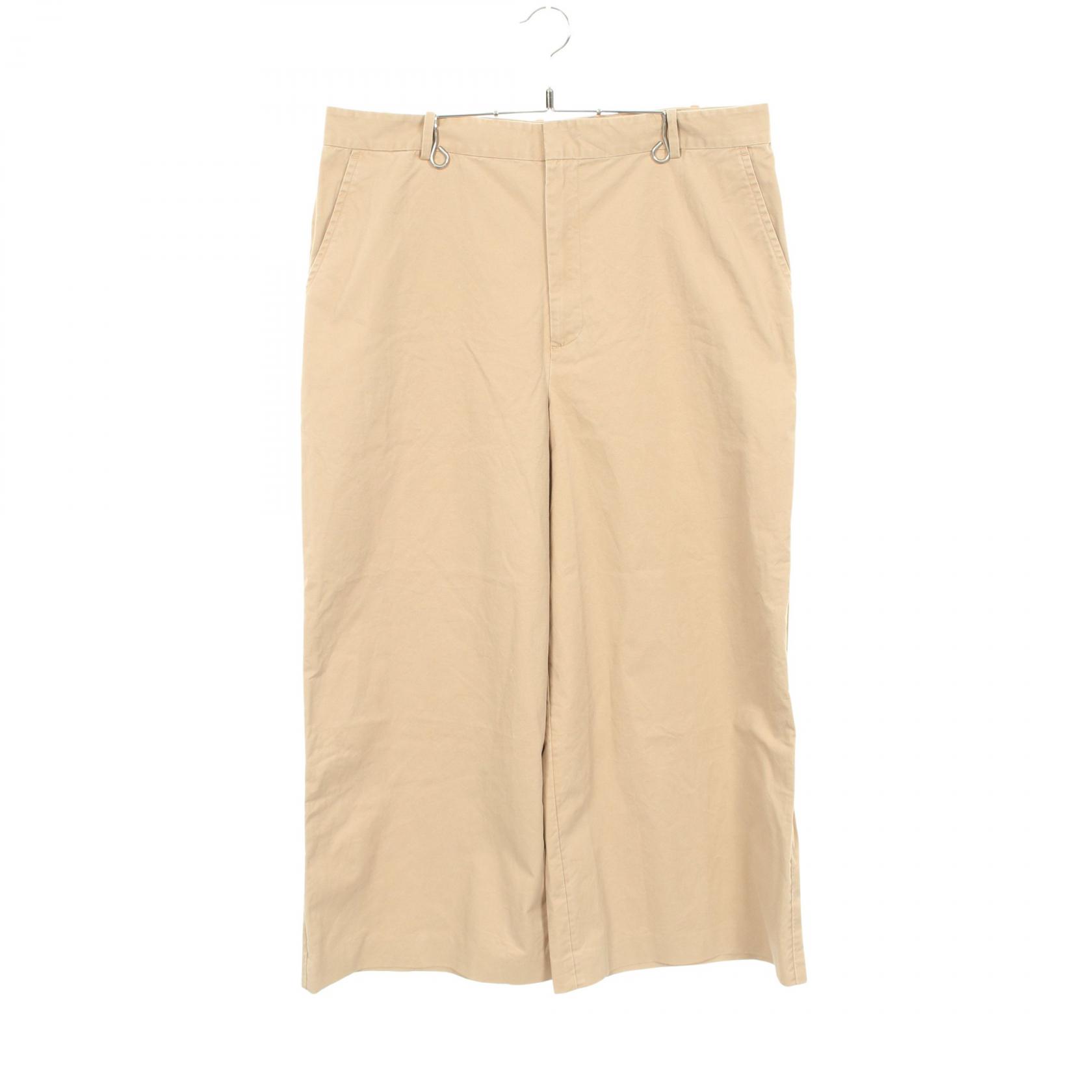 ≪5％OFFクーポン対象＆まとめ買い10%OFF≫ポロ・ラルフローレン POLO RALPH LAUREN ストレッチツイル パンツ 衣料品 ボトムス コットン レディース ベージュ系 【中古】