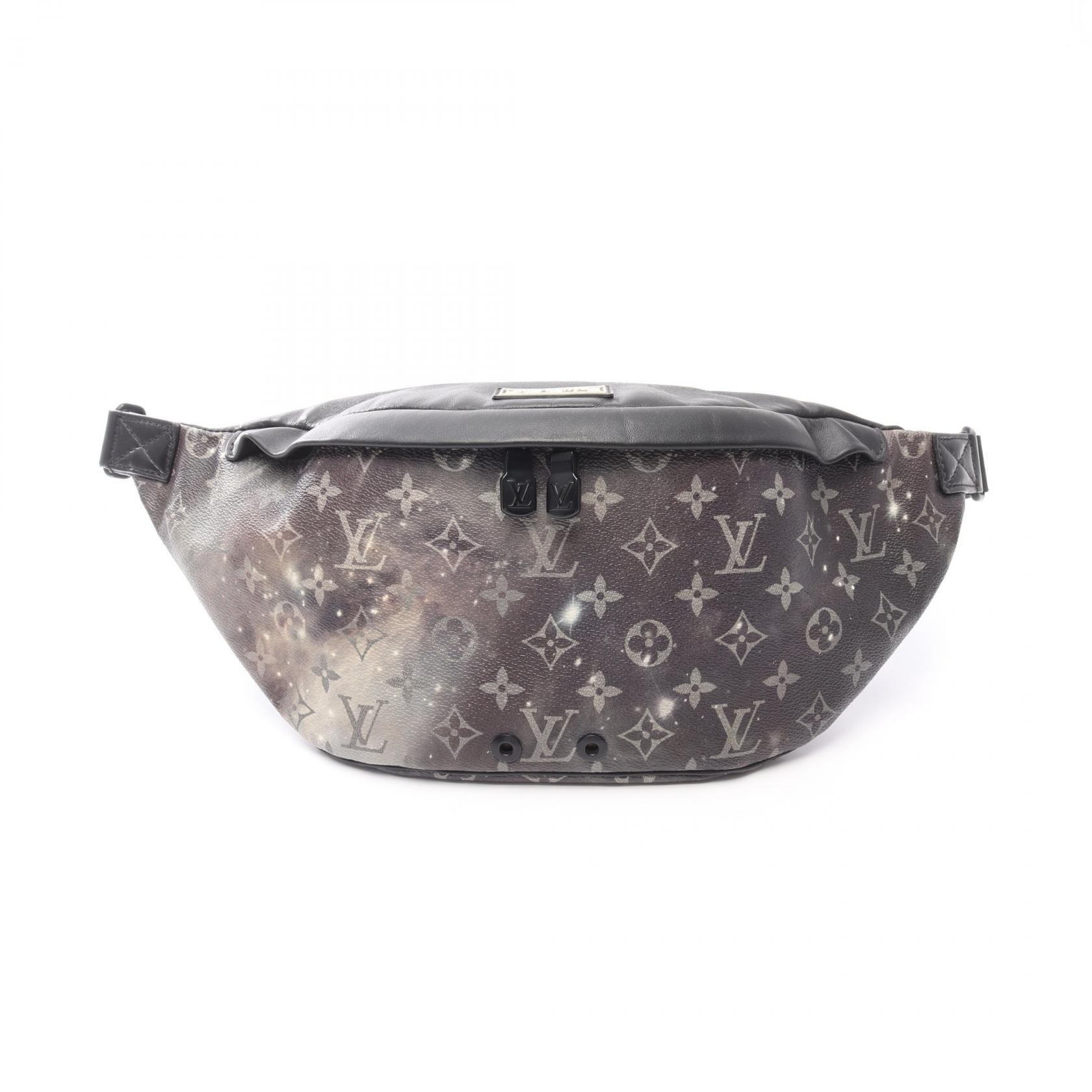 ルイ・ヴィトン LOUIS VUITTON ディスカバリー バムバッグ ウエストバッグ ボディバッグ バッグ PVCコーティングキャンバス レザー モノグラム・ギャラクシー メンズ グレー系 / ブラック系 / マルチカラー M44444 【中古】