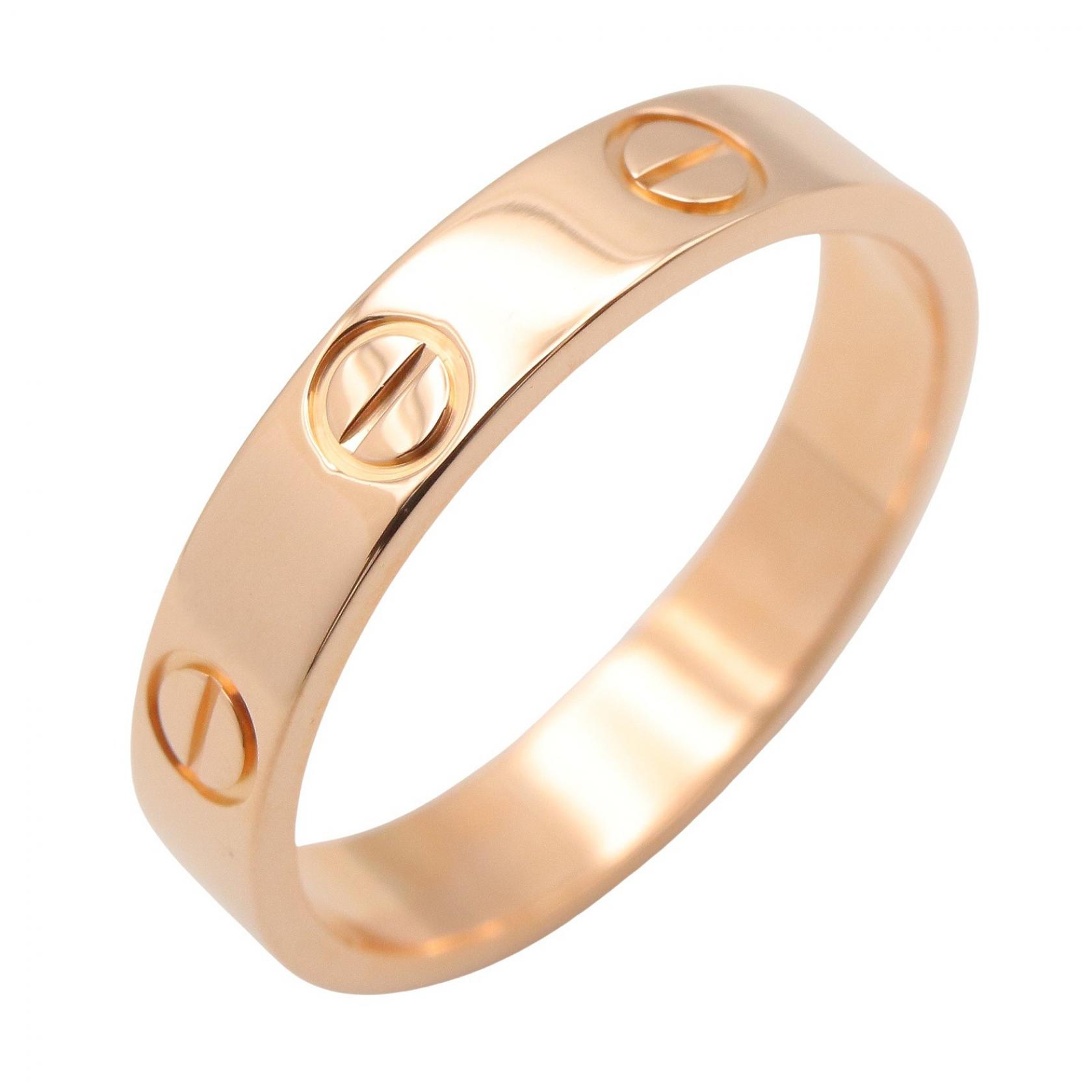 カルティエ CARTIER ミニラブ リング リング・指輪 ジュエリー K18PG（ピンクゴールド） メンズ レディース ゴールド系 B4085200 【中古】