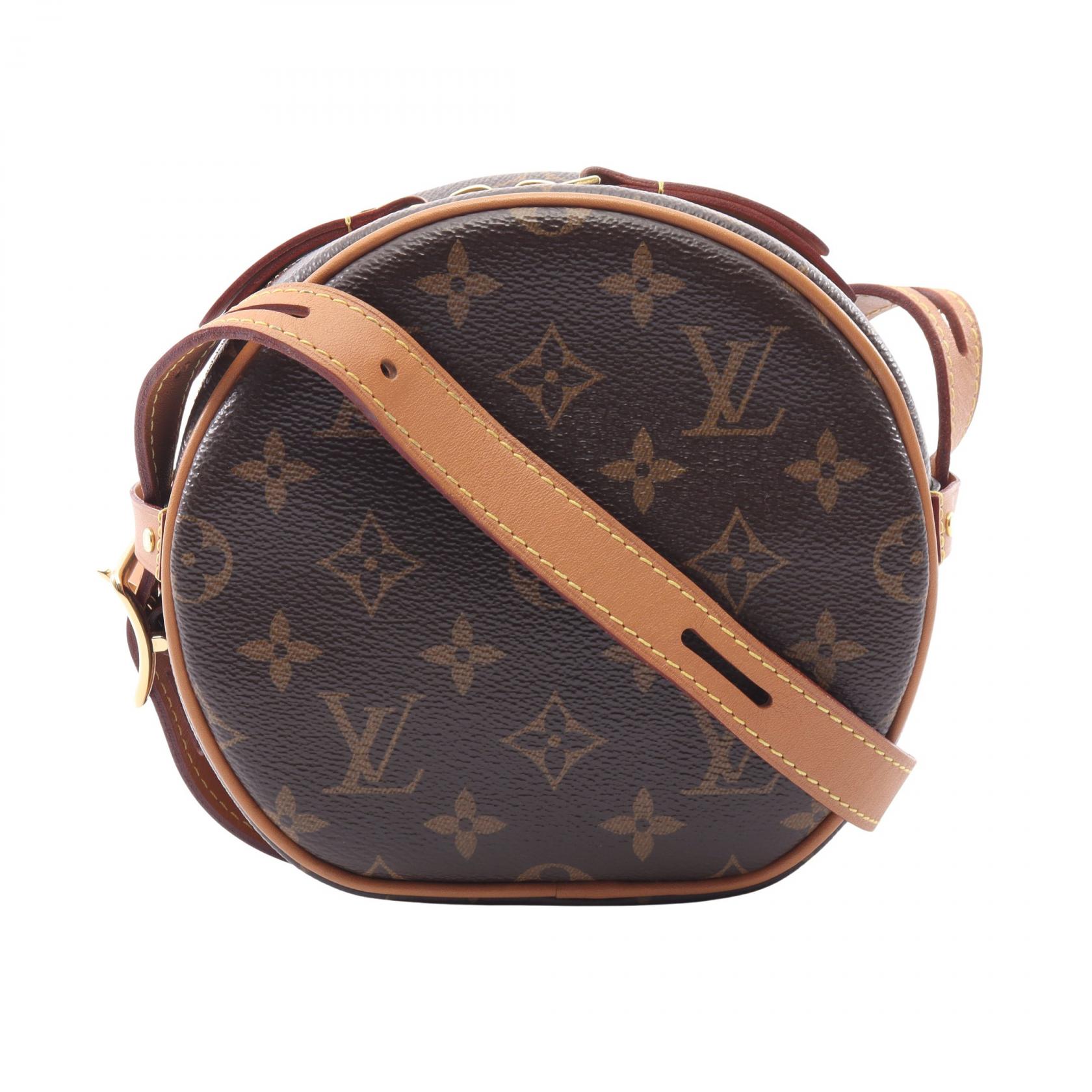 【ポイント5倍｜4/18 0:00～4/20 23:59】ルイ・ヴィトン LOUIS VUITTON ボワット シャポー スープルPM ショルダーバッグ バッグ PVCコーティングキャンバス レザー モノグラム レディース ブラウン系 M45578 【中古】