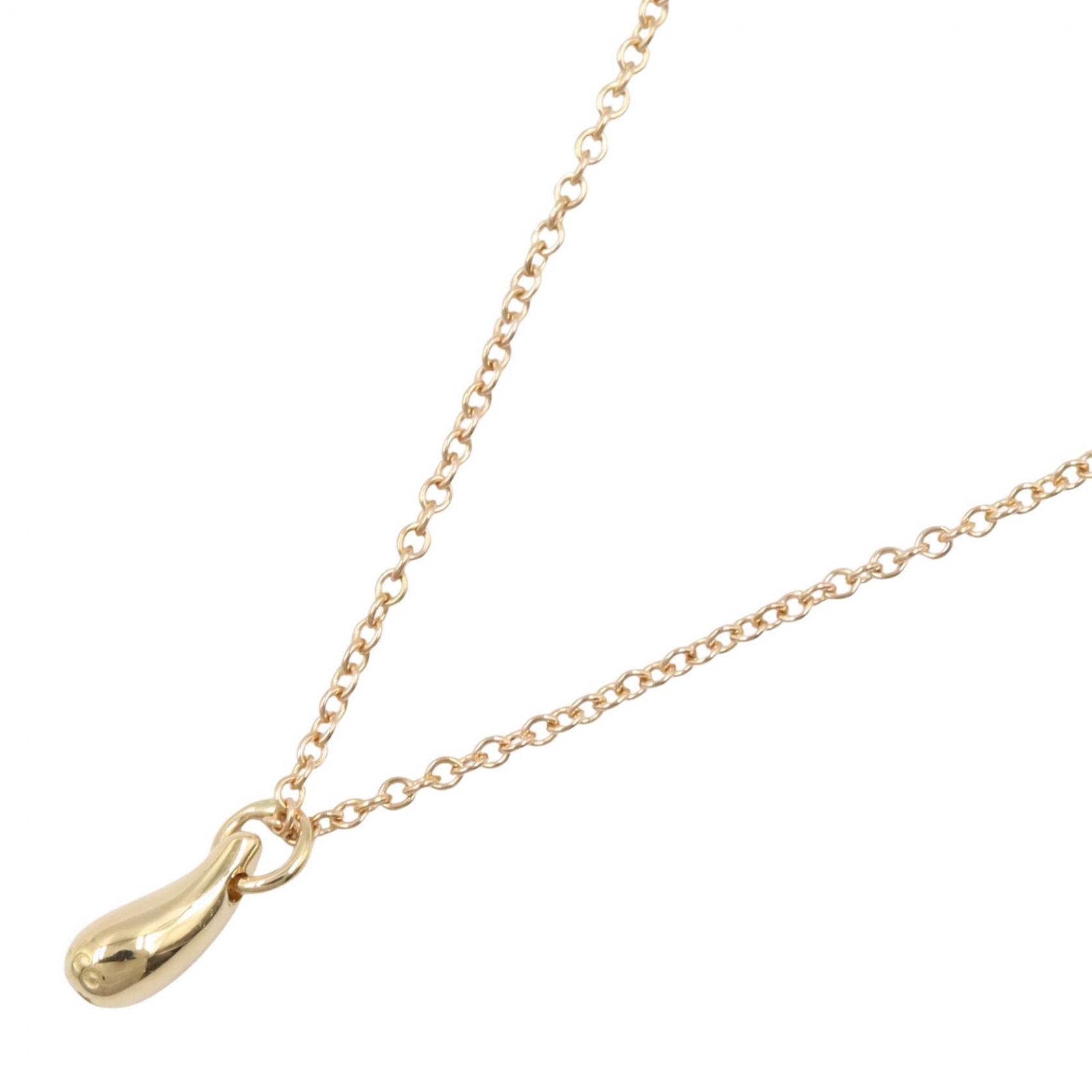 ティファニー TIFFANY&CO ティアドロップ ネックレス ネックレス ジュエリー K18(イエローゴールド) レディース ゴールド系 【中古】