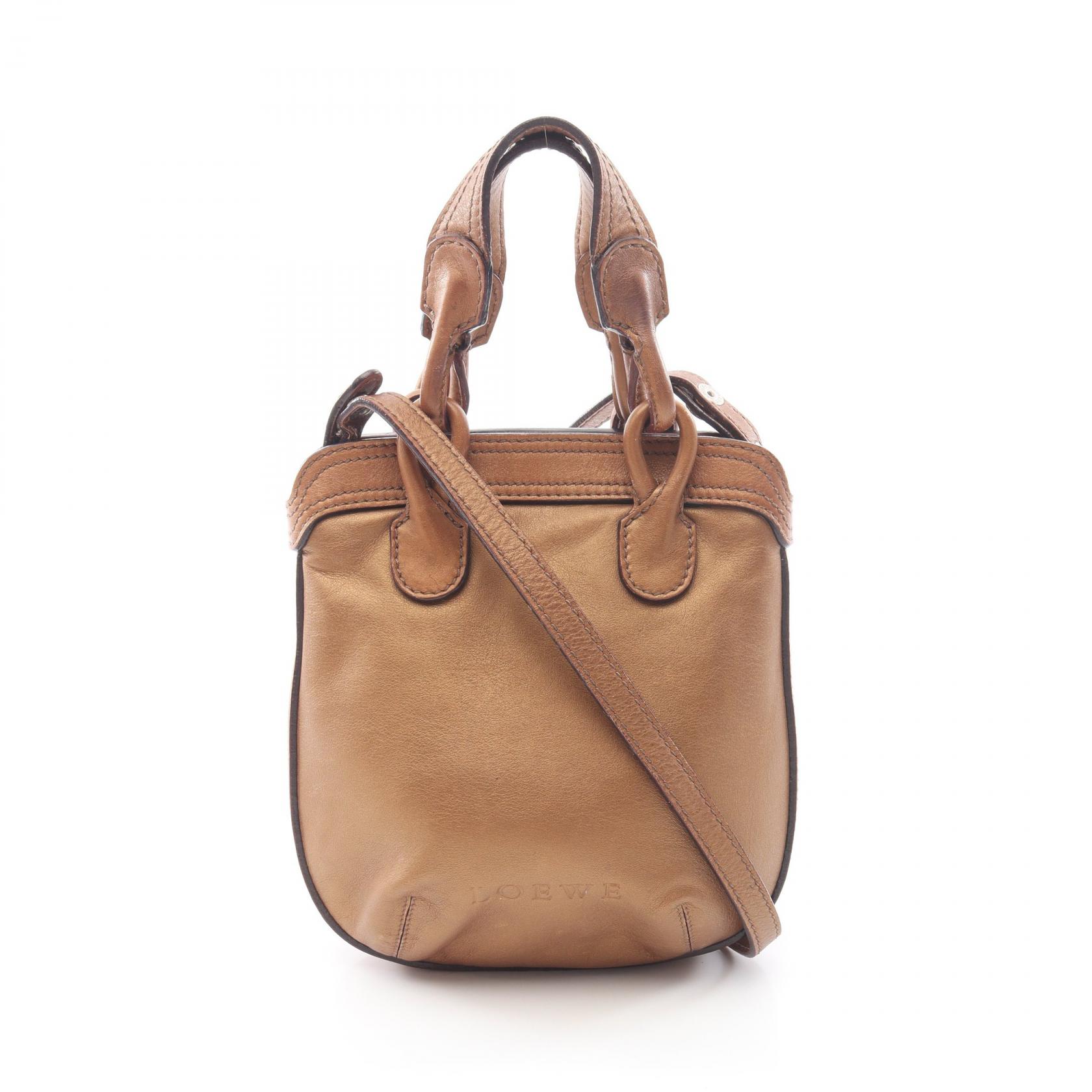 ロエベ LOEWE フィエスタ 2WAY ハンドバッグ バッグ レザー レディース ブラウン系 【中古】|BRANDOFF TOKYO