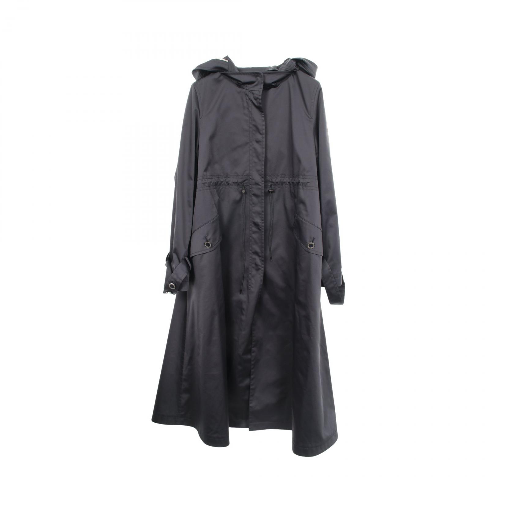 フォクシー FOXEY The lnes Parka ザ イネスパーカ 衣料品 アウター ポリエステル レディース ネイビー系 【中古】