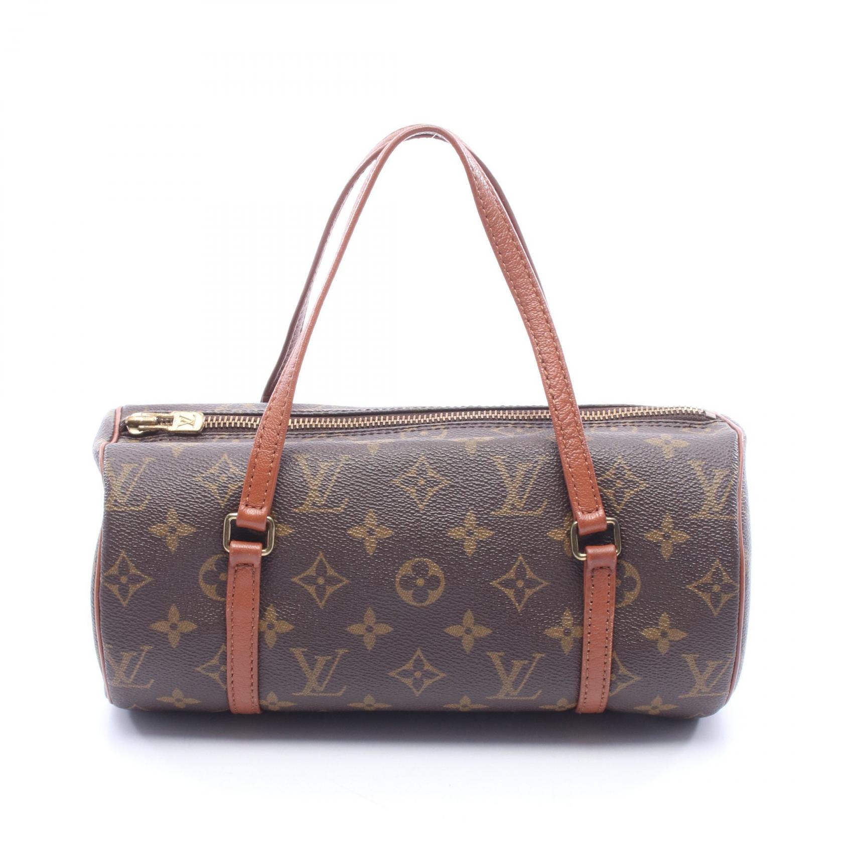 ルイ・ヴィトン LOUIS VUITTON パピヨン26 旧型 ハンドバッグ バッグ PVCコーティングキャンバス レザー モノグラム レディース ブラウン系 M51366 【中古】 44,400円