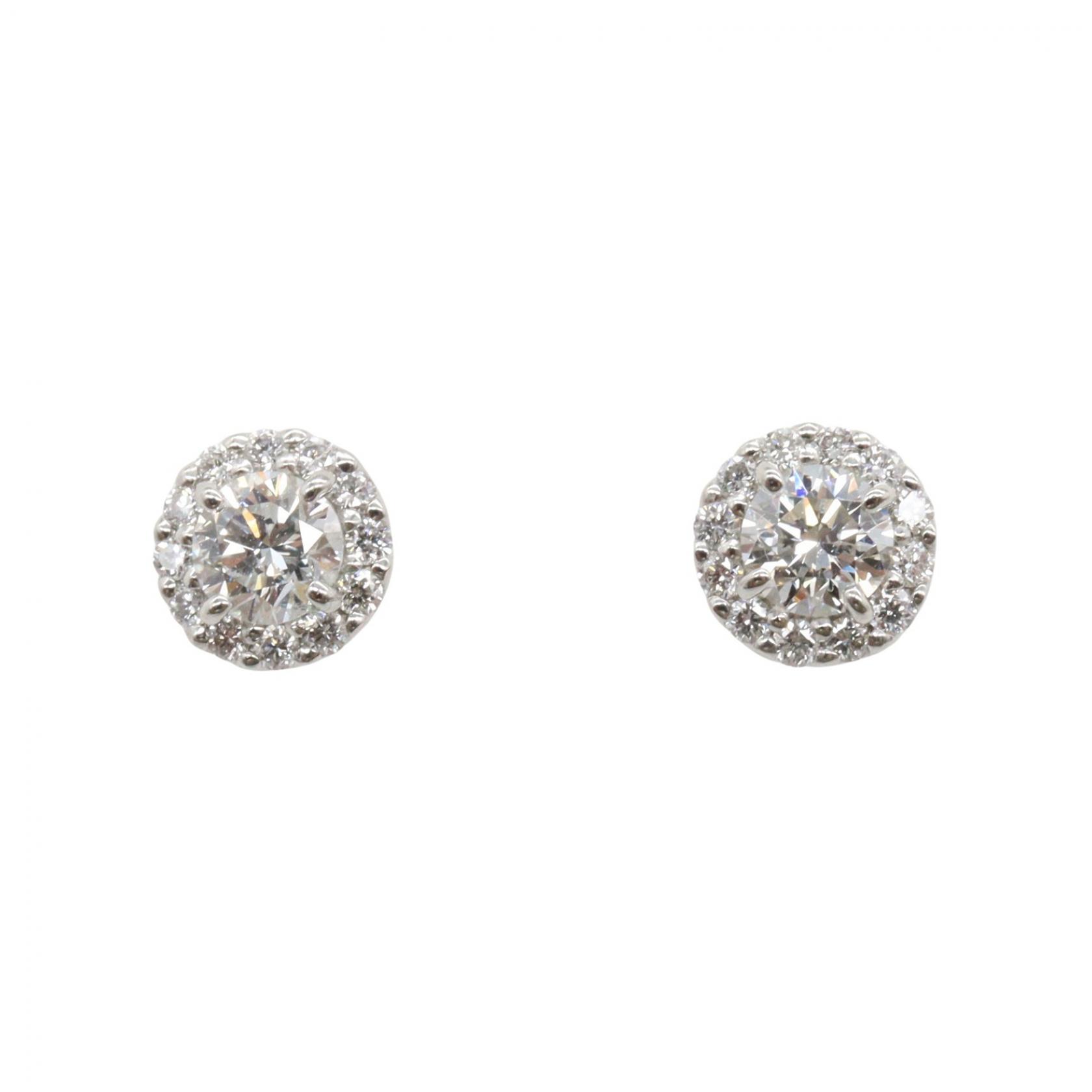 【5千円OFFクーポン対象】ヴァンドーム青山 Vendome Aoyama グレース ダイヤ ピアス ピアス ジュエリー Pt900プラチナ ダイヤモンド レディース シルバー系 / クリア系 【中古】