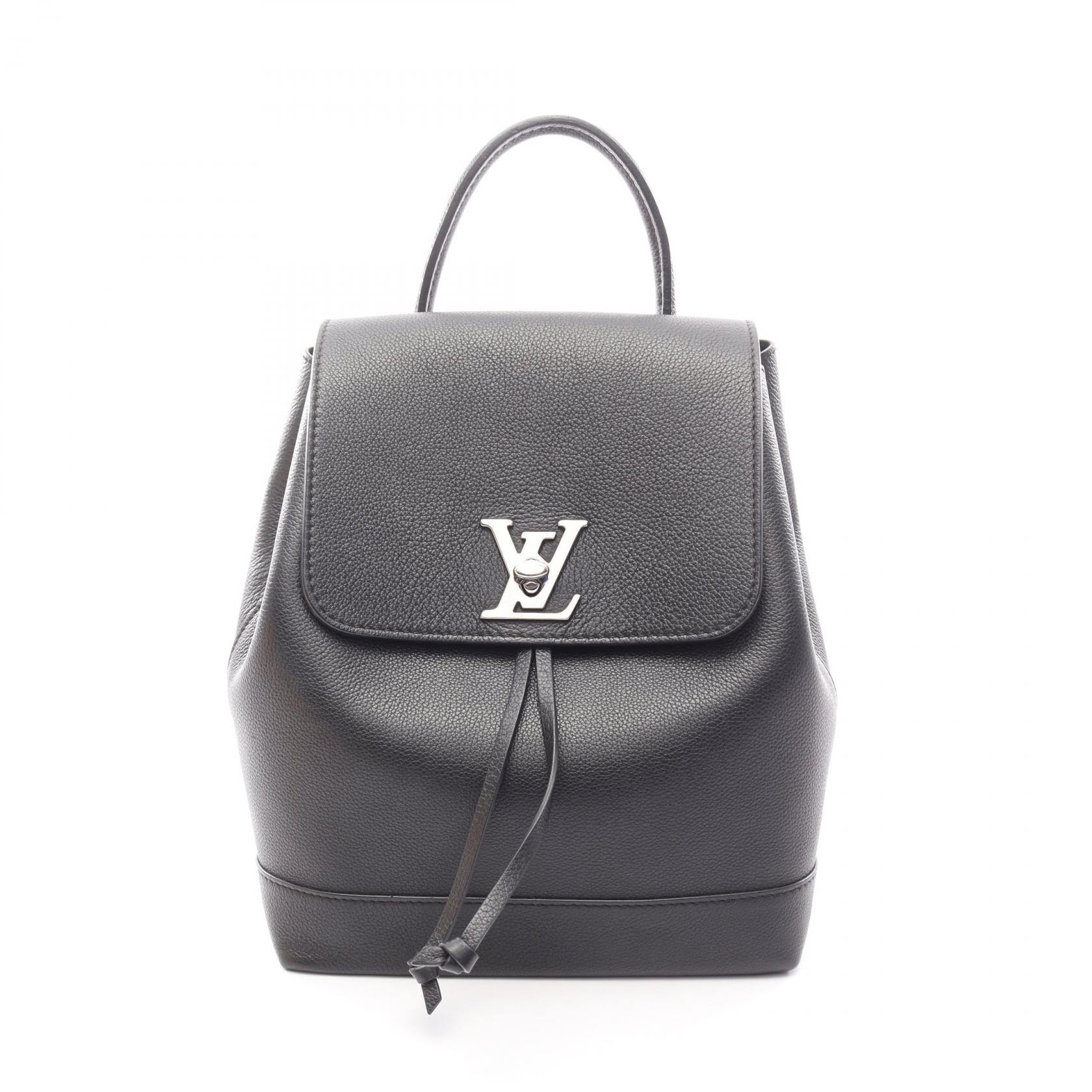 ルイ・ヴィトン LOUIS VUITTON ロックミー バックパック リュックサック バックパック バッグ レザー トリヨンレザー トリヨンレザー レディース ブラック系 M41815 【中古】