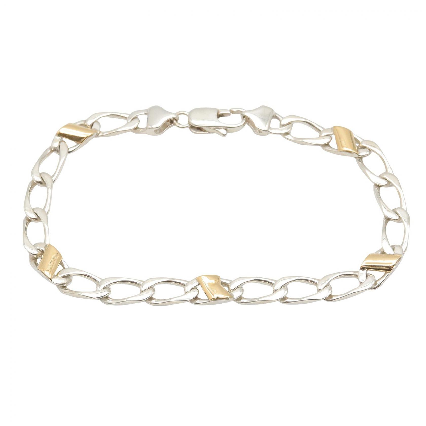 ティファニー TIFFANY＆CO ブレスレット ブレスレット アクセサリー K18（イエローゴールド） シルバー925 メンズ レディース シルバー系 / ゴールド系 【中古】