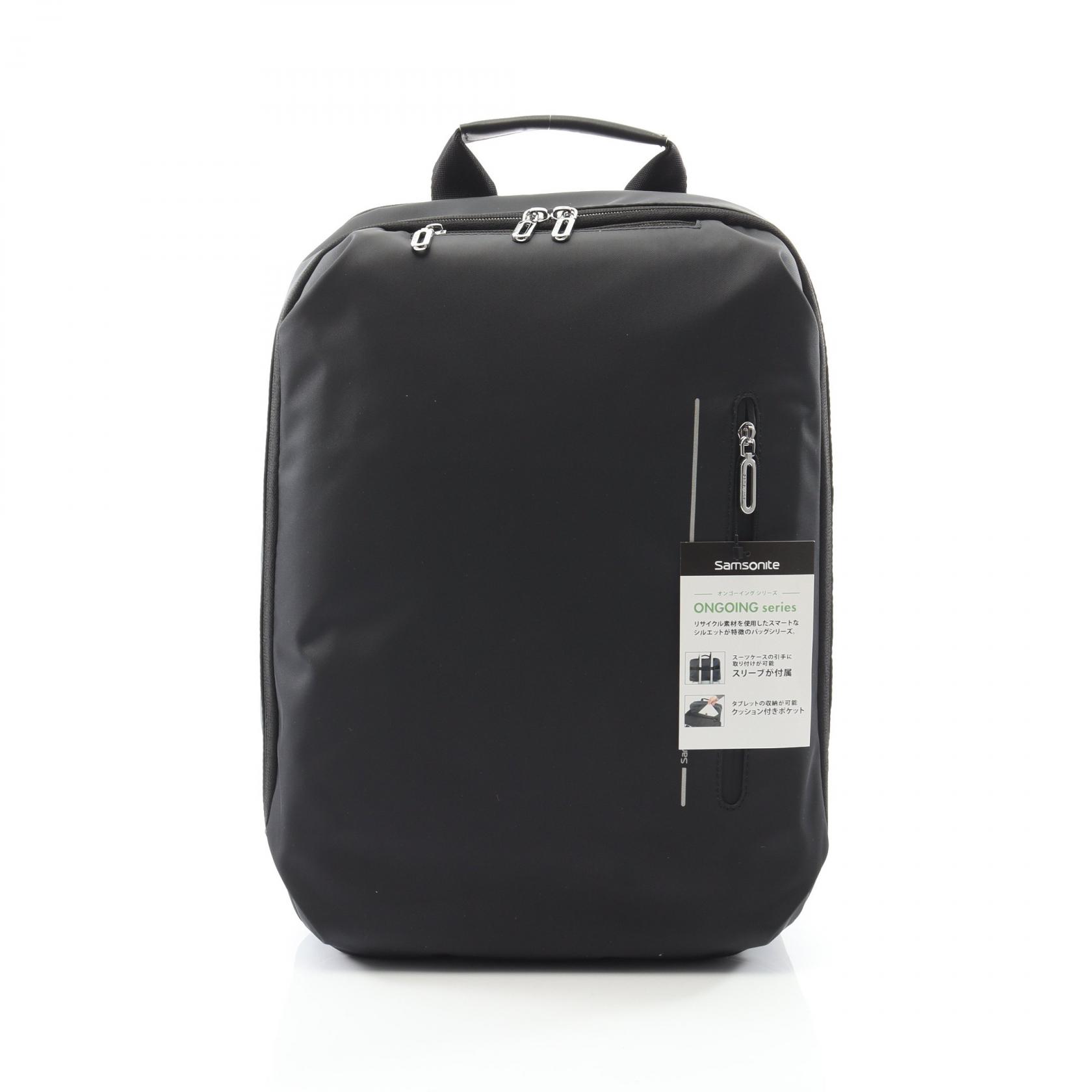 【ポイント5倍|4/18 0:00~4/20 23:59】サムソナイト Samsonite ONGOING オンゴーイング リュックサック バックパック バッグ ポリエステル メンズ ブラック系 1447601041 【新品】