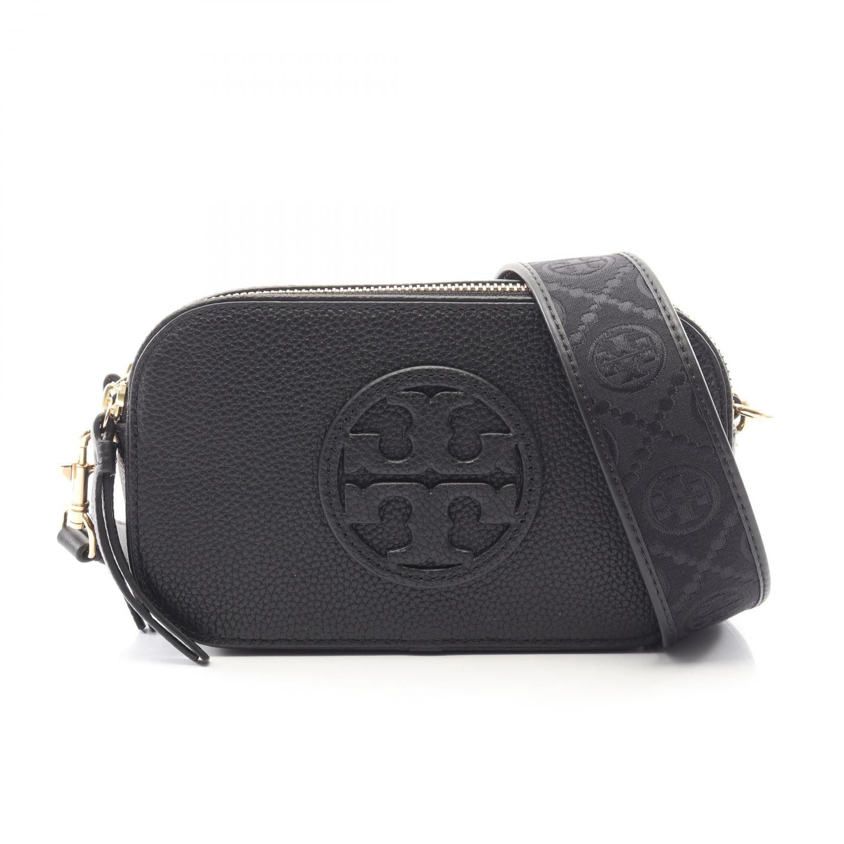 【ポイント5倍｜4/18 0:00～4/20 23:59】トリーバーチ Tory Burch ミラー ミニ クロスボディバッグ ショルダーバッグ バッグ レザー レディース ブラック系 171956001 【新品】