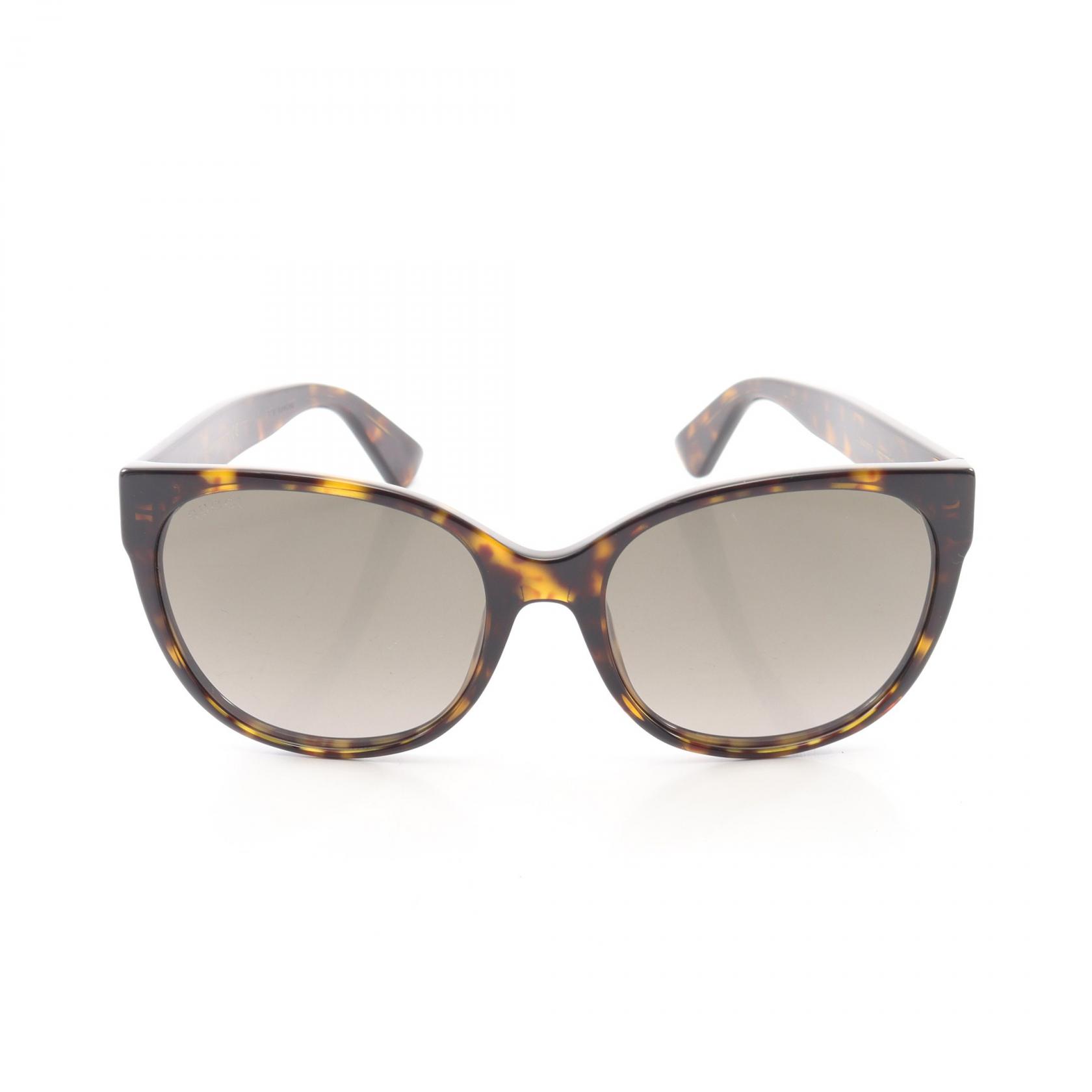 【ポイント5倍｜4/18 0:00～4/20 23:59】グッチ GUCCI サングラス 衣料品 プラスチック レディース ブラウン系 GG0097S 【新品】