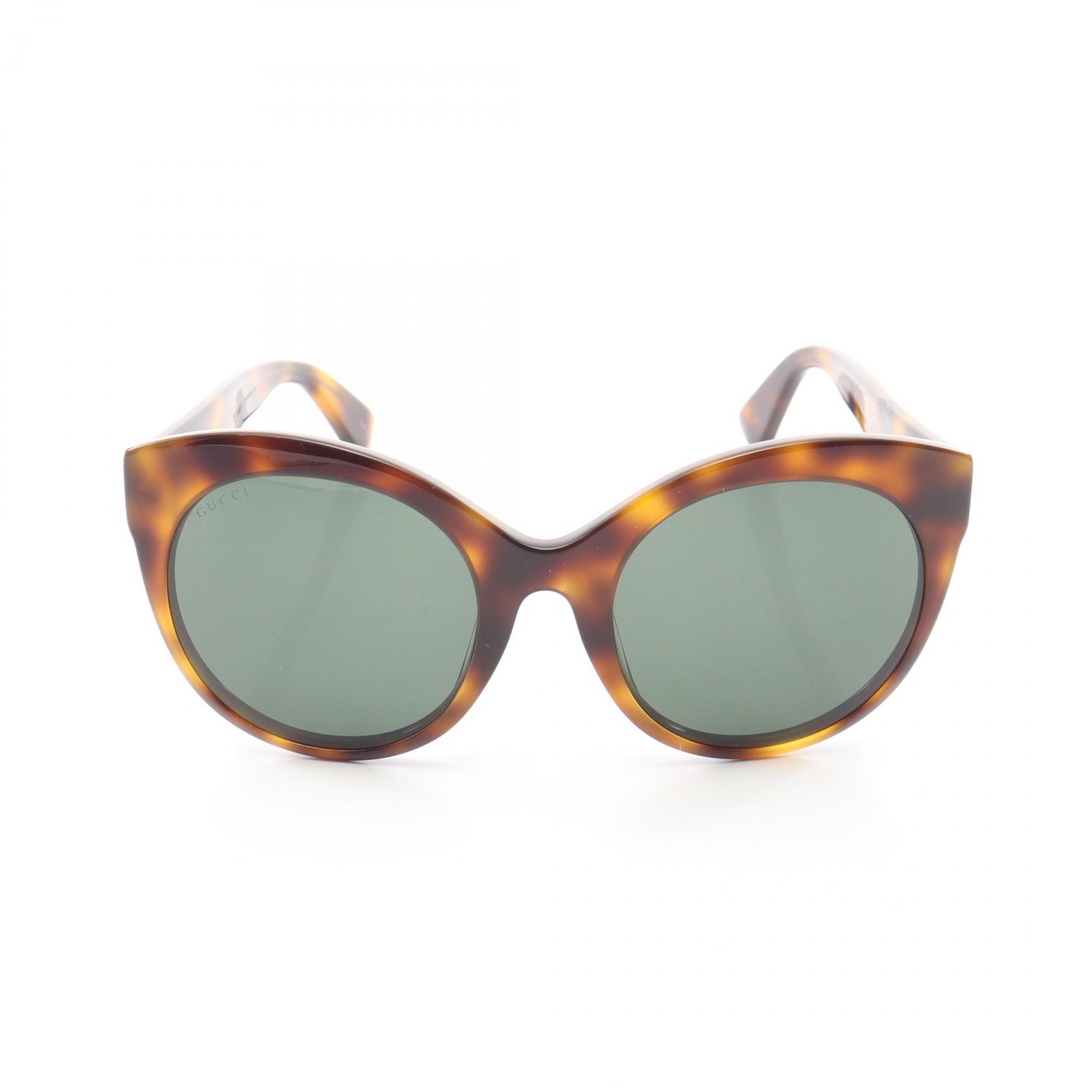 グッチ GUCCI サングラス 衣料品 プラスチック レディース ブラウン系 GG0028SA 【新品】