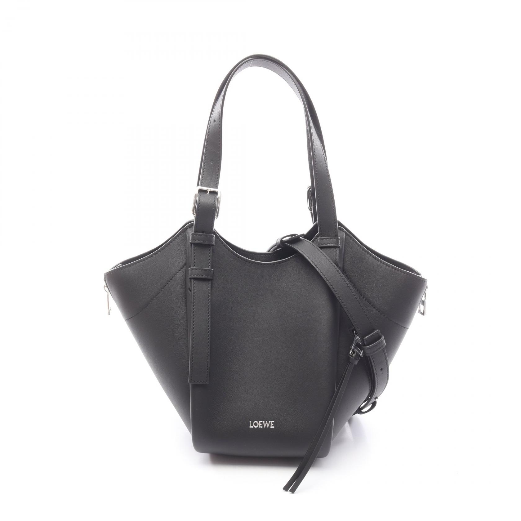 ロエベ LOEWE ハンモック フリップバッグ 2WAY ハンドバッグ バッグ レザー レディース ブラック系 A538HHBX071100 【新品】｜BRANDOFF TOKYO 247,000円
