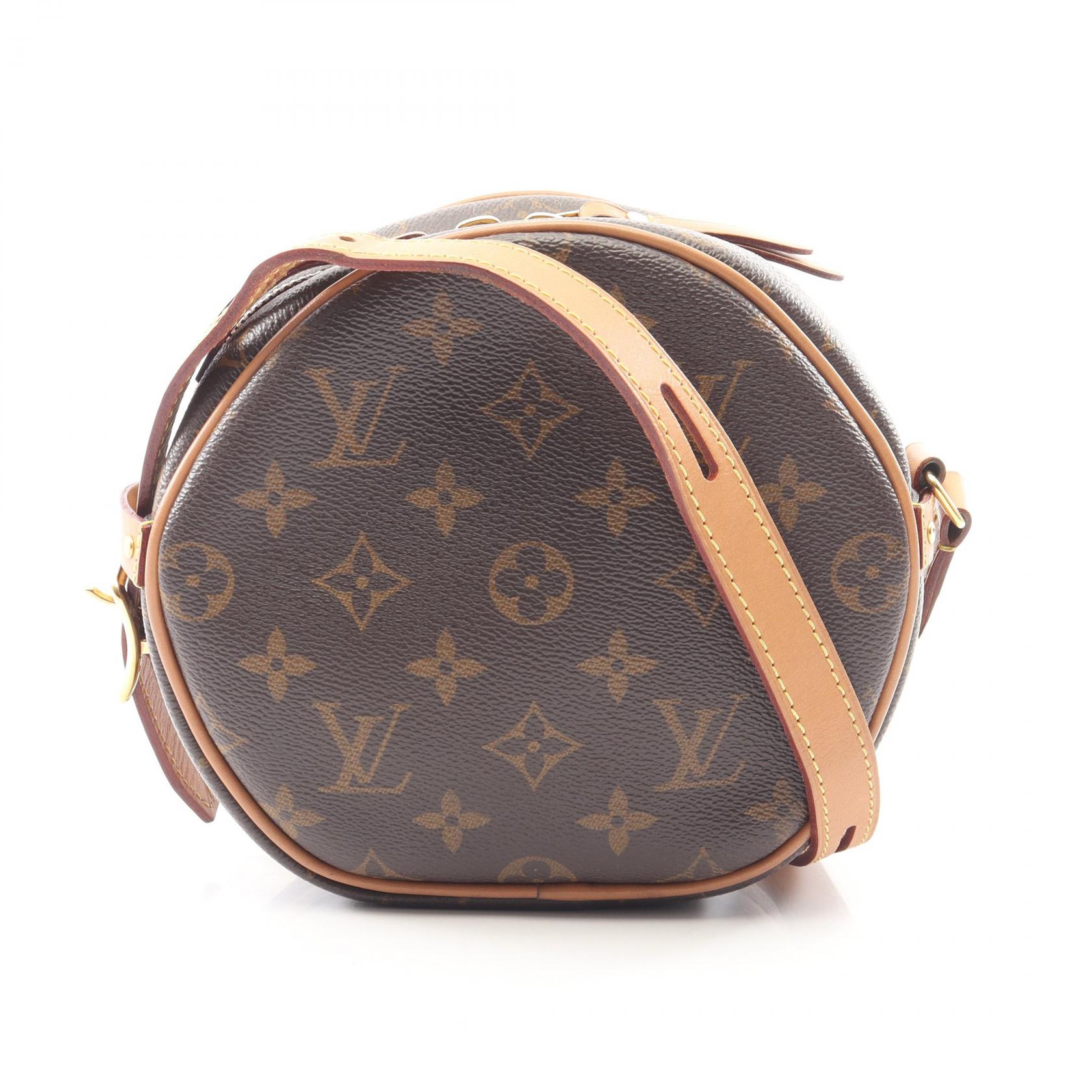 ルイ・ヴィトン LOUIS VUITTON ボワット シャポー スープルPM モノグラム ショルダーバッグ バッグ PVCコーティングキャンバス レザー レディース ブラウン系 M45578 【中古】｜BRANDOFF TOKYO